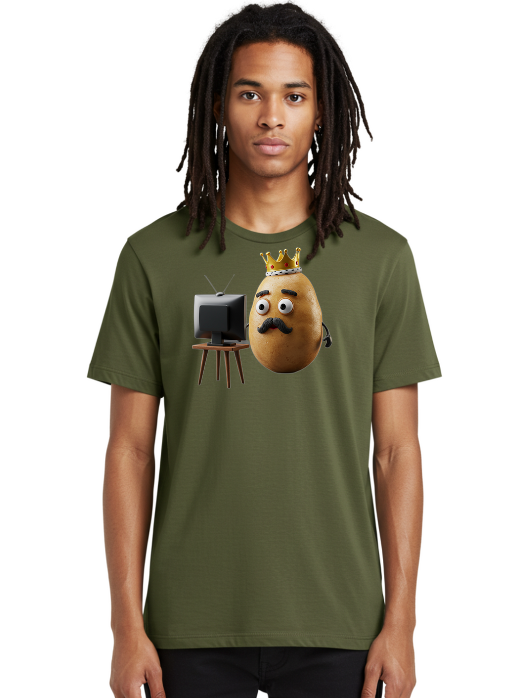 King-Potato Men'S Graphic Tee, 100% Cotton, Comfortable Casual Summer Wear, Machine Washable, Vintage Camera, Old Camera, Antique Camera, Black Camera, Classic Photography, Photography Equipment, Nostalgic Device, Film Camera, Camera Art Bai080