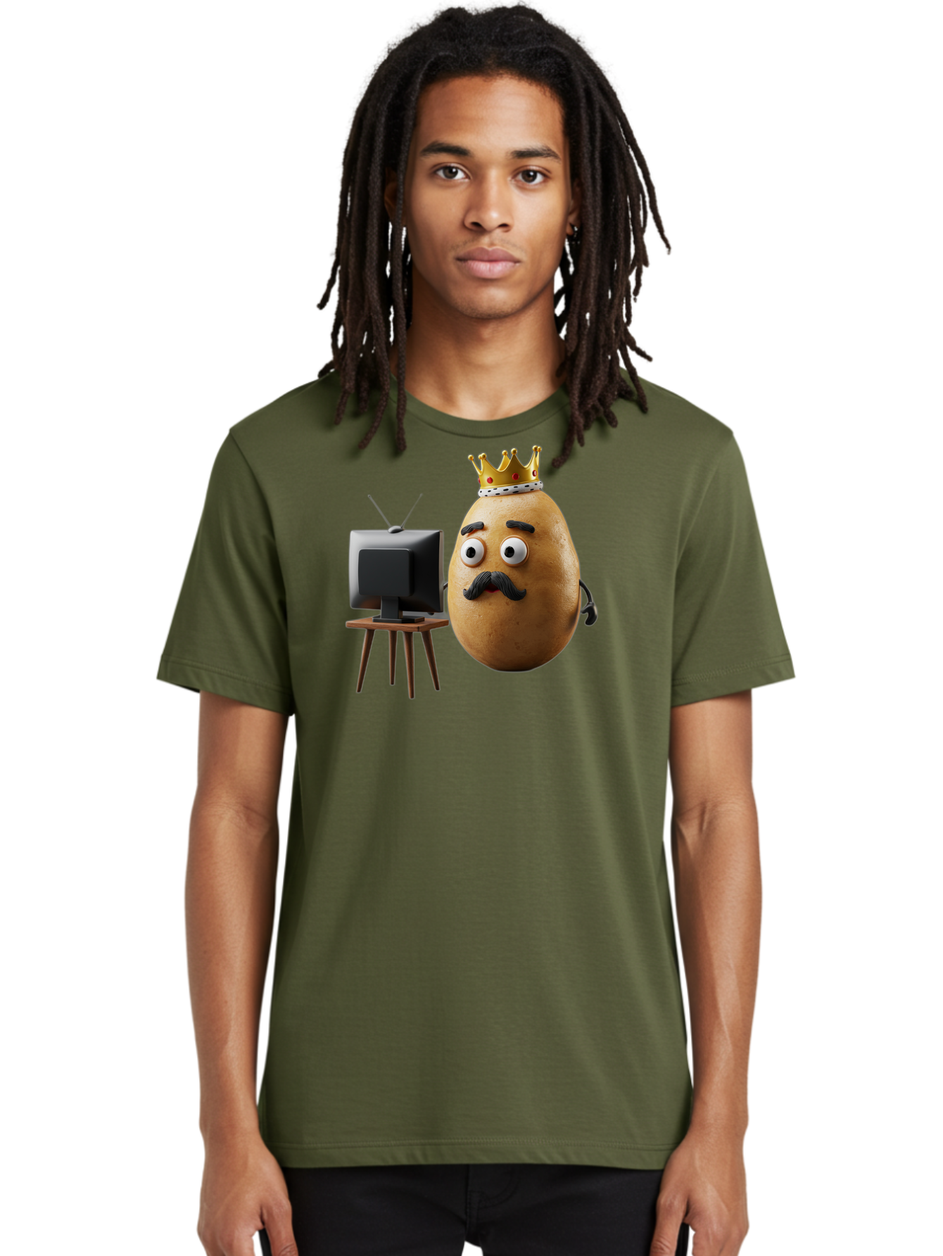 King-Potato Men'S Graphic Tee, 100% Cotton, Comfortable Casual Summer Wear, Machine Washable, Vintage Camera, Old Camera, Antique Camera, Black Camera, Classic Photography, Photography Equipment, Nostalgic Device, Film Camera, Camera Art Bai080
