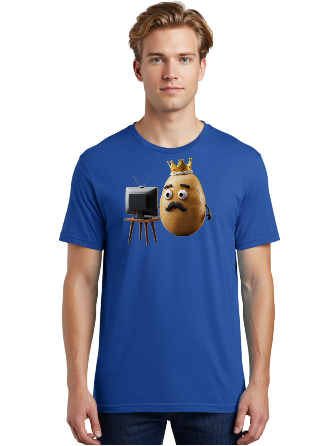 King-Potato Men'S Graphic Tee, 100% Cotton, Comfortable Casual Summer Wear, Machine Washable, Vintage Camera, Old Camera, Antique Camera, Black Camera, Classic Photography, Photography Equipment, Nostalgic Device, Film Camera, Camera Art Bai080