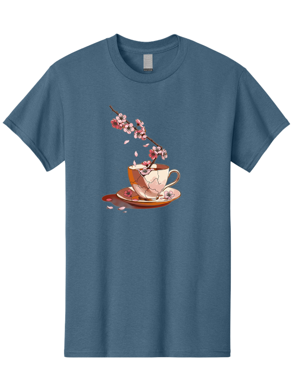 Kintsugi-Tea-Cup Men'S Graphic Tee, 100% Cotton, Comfortable Casual Summer Wear, Machine Washable, Vintage Camera, Old Camera, Antique Camera, Black Camera, Classic Photography, Photography Equipment, Nostalgic Device, Film Camera, Camera Art Bai082