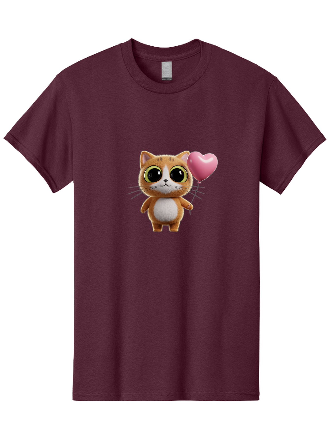 Kitty-With-Heart-Balloon Men'S Graphic Tee, 100% Cotton, Comfortable Casual Summer Wear, Machine Washable, Vintage Camera, Old Camera, Antique Camera, Black Camera, Classic Photography, Photography Equipment, Nostalgic Device, Film Camera, Bai083