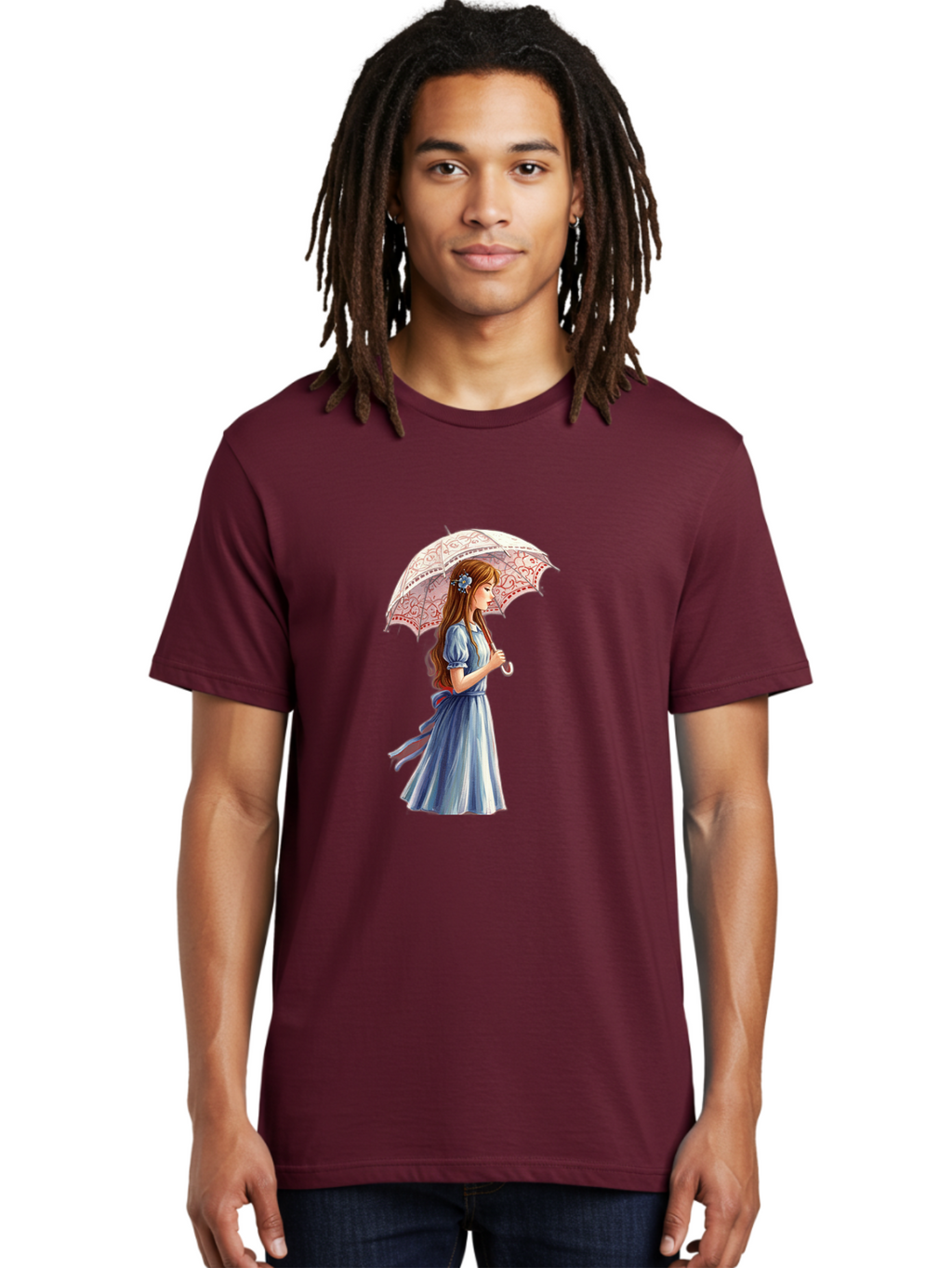 Lady-With-Parasol Men'S Graphic Tee, 100% Cotton, Comfortable Casual Summer Wear, Machine Washable, Vintage Camera, Old Camera, Antique Camera, Black Camera, Classic Photography, Photography Equipment, Nostalgic Device, Film Camera, Camera Art Bai085