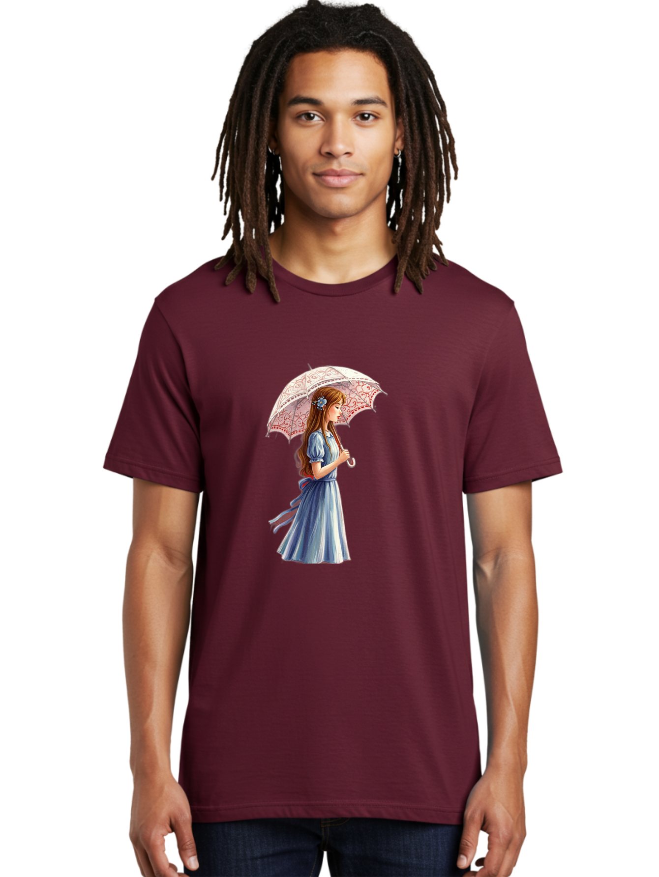 Lady-With-Parasol Men'S Graphic Tee, 100% Cotton, Comfortable Casual Summer Wear, Machine Washable, Vintage Camera, Old Camera, Antique Camera, Black Camera, Classic Photography, Photography Equipment, Nostalgic Device, Film Camera, Camera Art Bai085