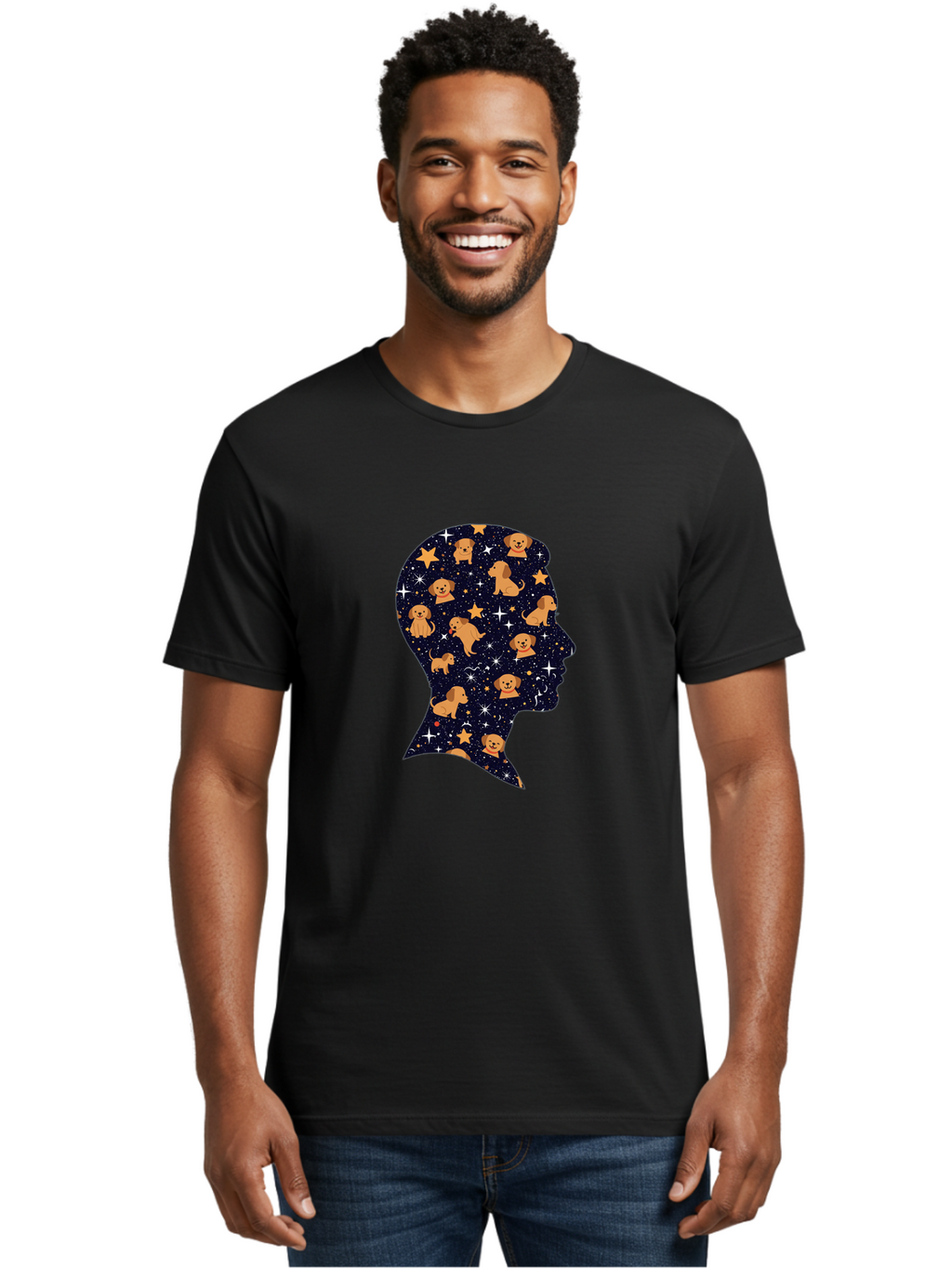 Lion-And-Dog-Silhouette Men'S Graphic Tee, 100% Cotton, Comfortable Casual Summer Wear, Machine Washable, Vintage Camera, Old Camera, Antique Camera, Black Camera, Classic Photography, Photography Equipment, Nostalgic Device, Film Camera, Bai089