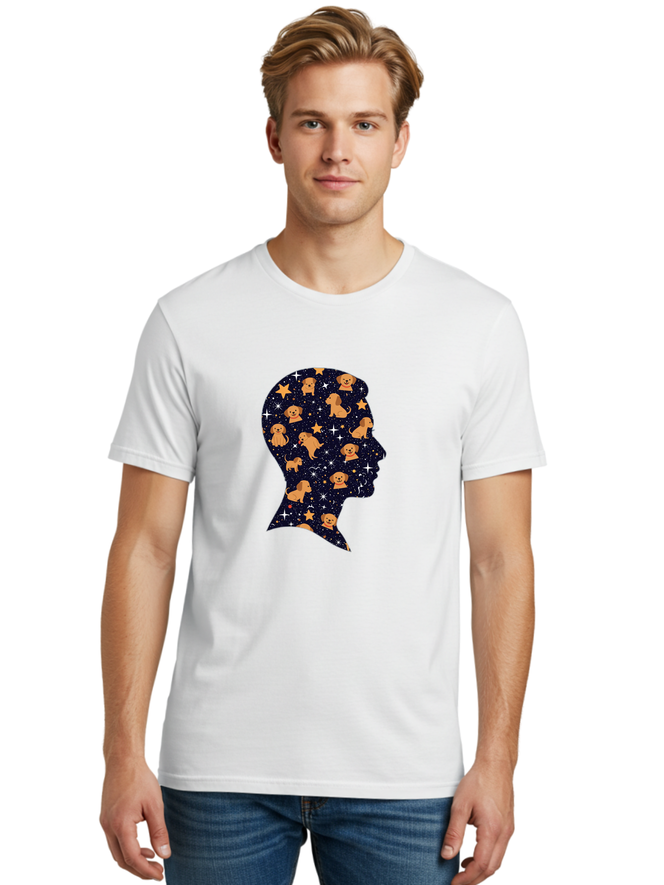 Lion-And-Dog-Silhouette Men'S Graphic Tee, 100% Cotton, Comfortable Casual Summer Wear, Machine Washable, Vintage Camera, Old Camera, Antique Camera, Black Camera, Classic Photography, Photography Equipment, Nostalgic Device, Film Camera, Bai089