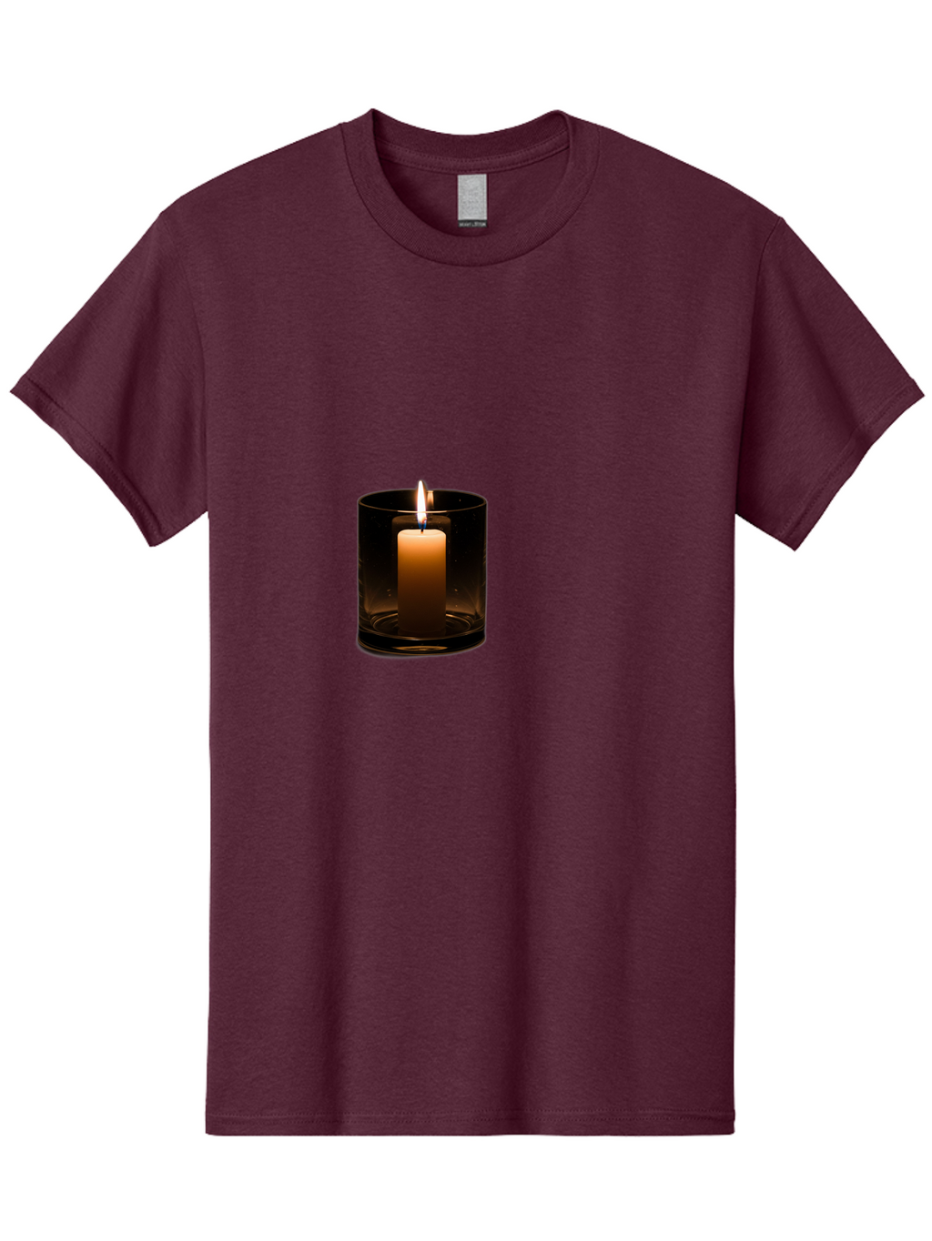 Lit-Candle-2 Men'S Graphic Tee, 100% Cotton, Comfortable Casual Summer Wear, Machine Washable, Vintage Camera, Old Camera, Antique Camera, Black Camera, Classic Photography, Photography Equipment, Nostalgic Device, Film Camera, Camera Art Bai092