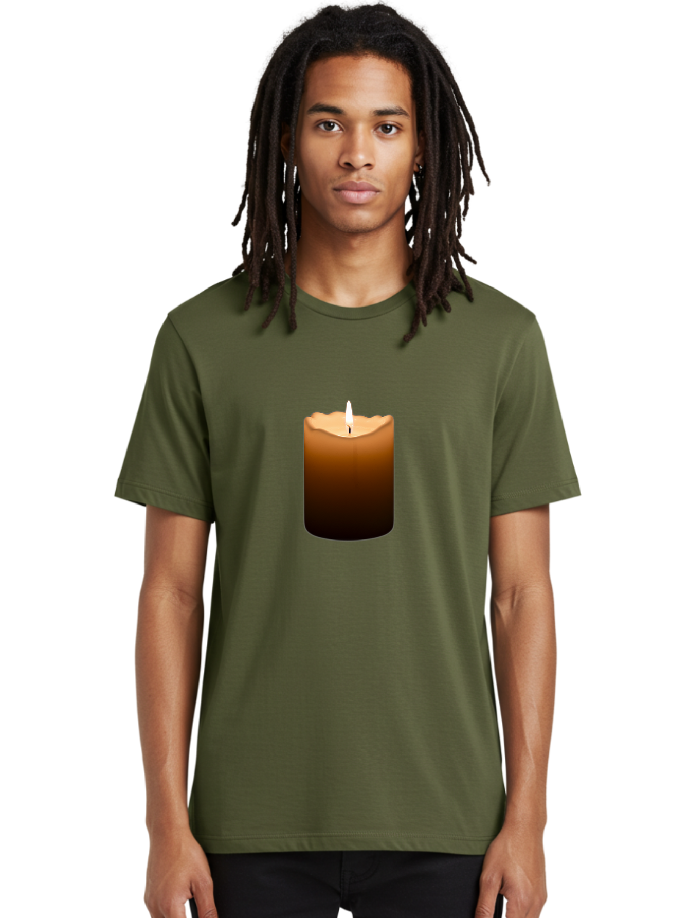Lit-Candle-8 Men'S Graphic Tee, 100% Cotton, Comfortable Casual Summer Wear, Machine Washable, Vintage Camera, Old Camera, Antique Camera, Black Camera, Classic Photography, Photography Equipment, Nostalgic Device, Film Camera, Camera Art Bai098
