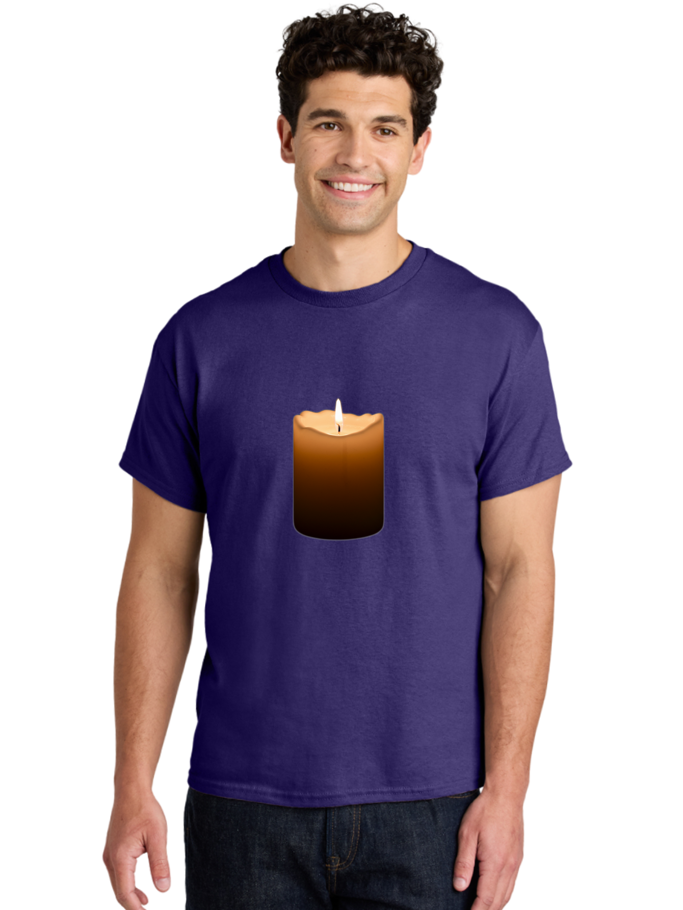 Lit-Candle-8 Men'S Graphic Tee, 100% Cotton, Comfortable Casual Summer Wear, Machine Washable, Vintage Camera, Old Camera, Antique Camera, Black Camera, Classic Photography, Photography Equipment, Nostalgic Device, Film Camera, Camera Art Bai098