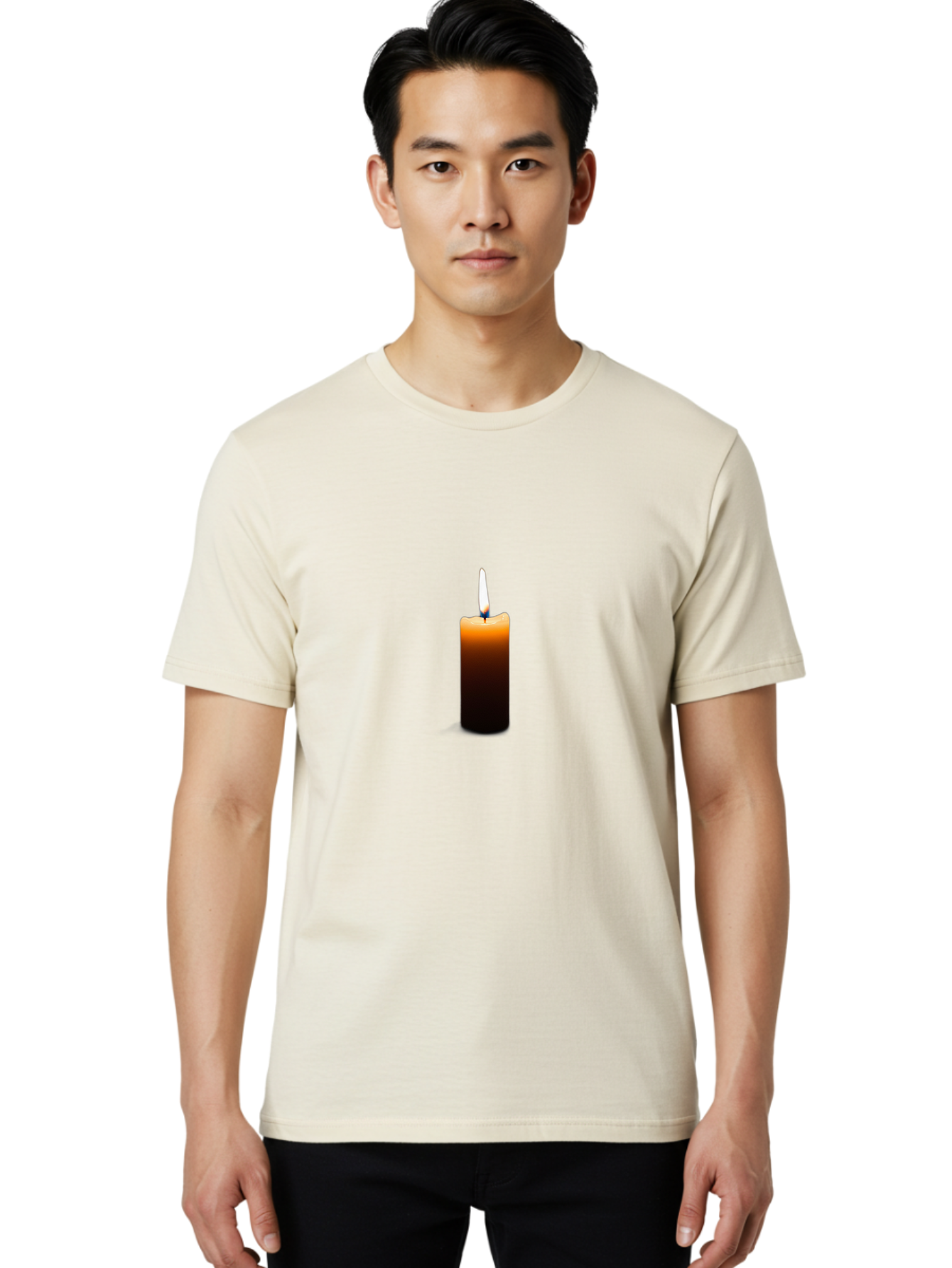 Lit-Candle-9 Men'S Graphic Tee, 100% Cotton, Comfortable Casual Summer Wear, Machine Washable, Vintage Camera, Old Camera, Antique Camera, Black Camera, Classic Photography, Photography Equipment, Nostalgic Device, Film Camera, Camera Art Bai099