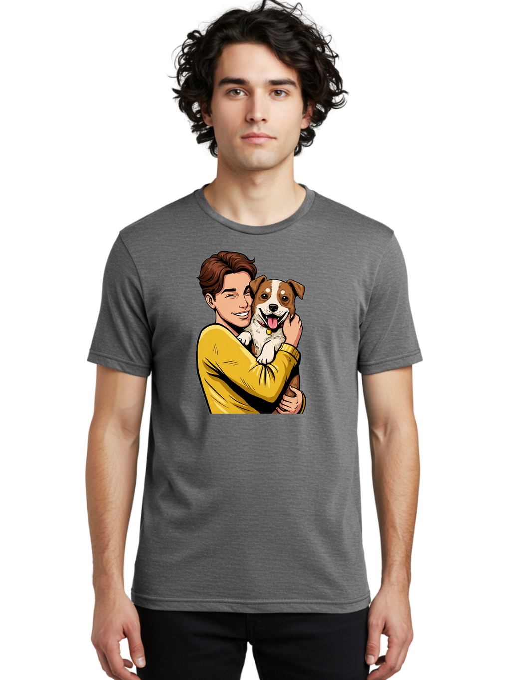 Man-And-Dog Men'S Graphic Tee, 100% Cotton, Comfortable Casual Summer Wear, Machine Washable, Vintage Camera, Old Camera, Antique Camera, Black Camera, Classic Photography, Photography Equipment, Nostalgic Device, Film Camera, Camera Art Bai109