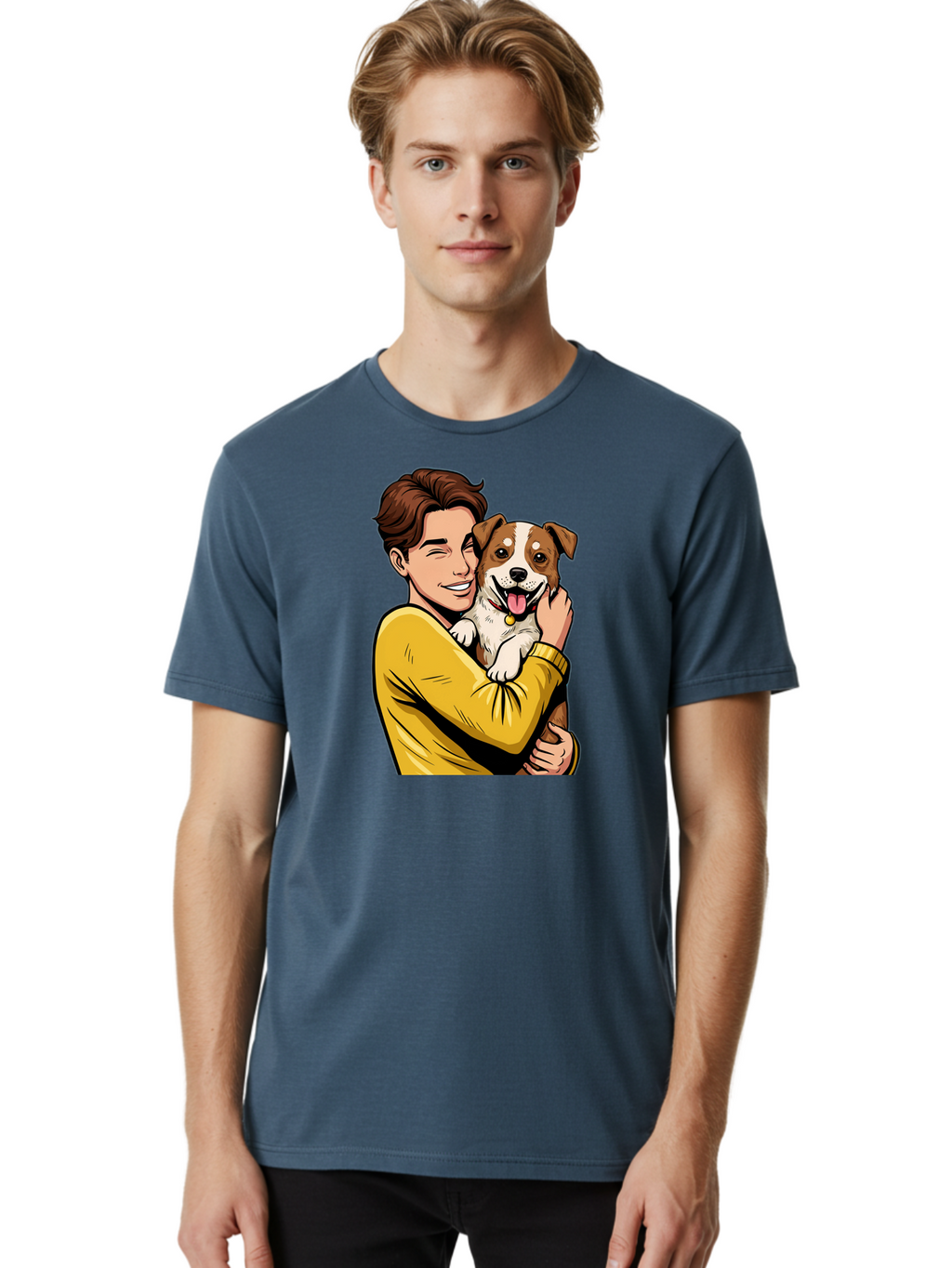Man-And-Dog Men'S Graphic Tee, 100% Cotton, Comfortable Casual Summer Wear, Machine Washable, Vintage Camera, Old Camera, Antique Camera, Black Camera, Classic Photography, Photography Equipment, Nostalgic Device, Film Camera, Camera Art Bai109
