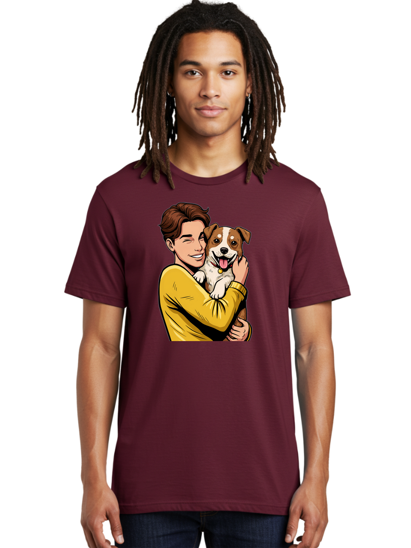 Man-And-Dog Men'S Graphic Tee, 100% Cotton, Comfortable Casual Summer Wear, Machine Washable, Vintage Camera, Old Camera, Antique Camera, Black Camera, Classic Photography, Photography Equipment, Nostalgic Device, Film Camera, Camera Art Bai109
