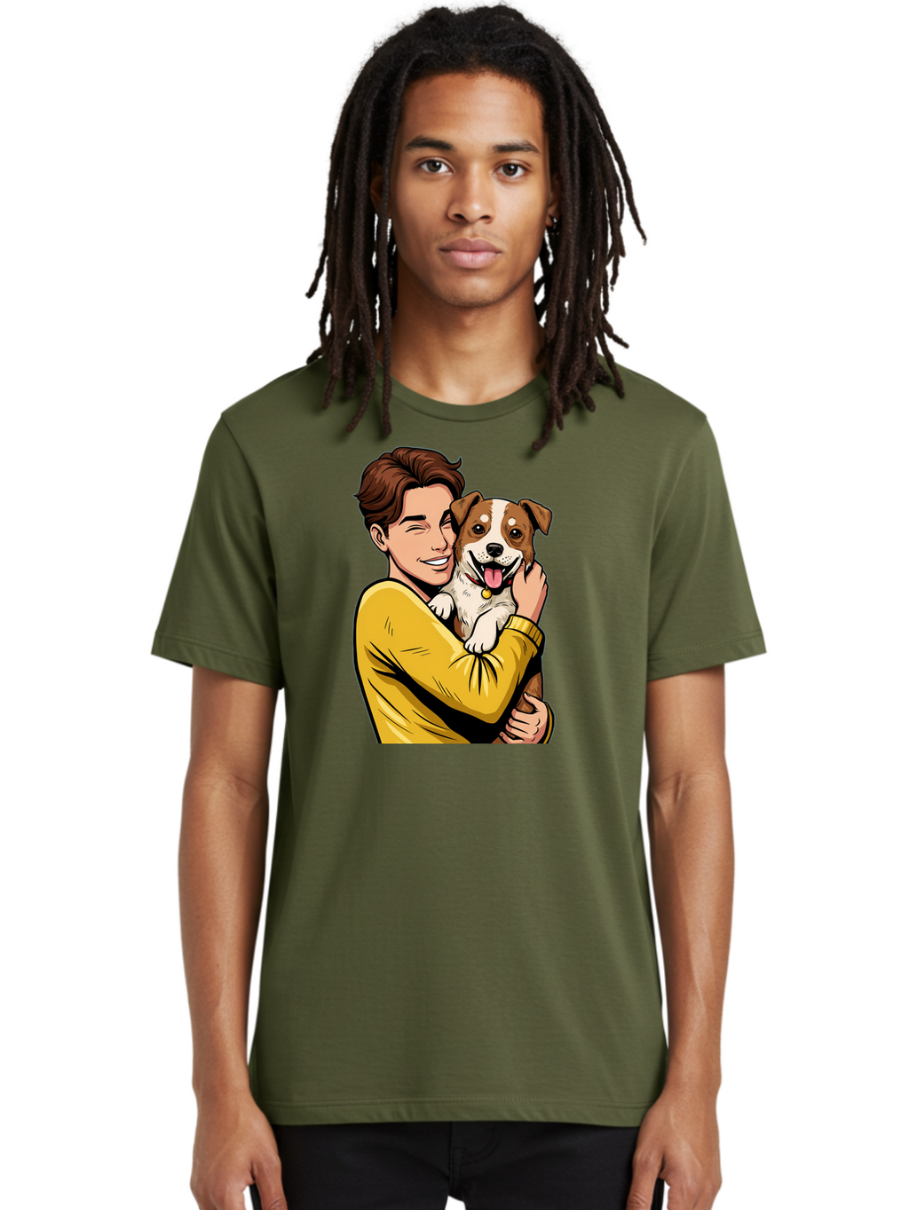 Man-And-Dog Men'S Graphic Tee, 100% Cotton, Comfortable Casual Summer Wear, Machine Washable, Vintage Camera, Old Camera, Antique Camera, Black Camera, Classic Photography, Photography Equipment, Nostalgic Device, Film Camera, Camera Art Bai109