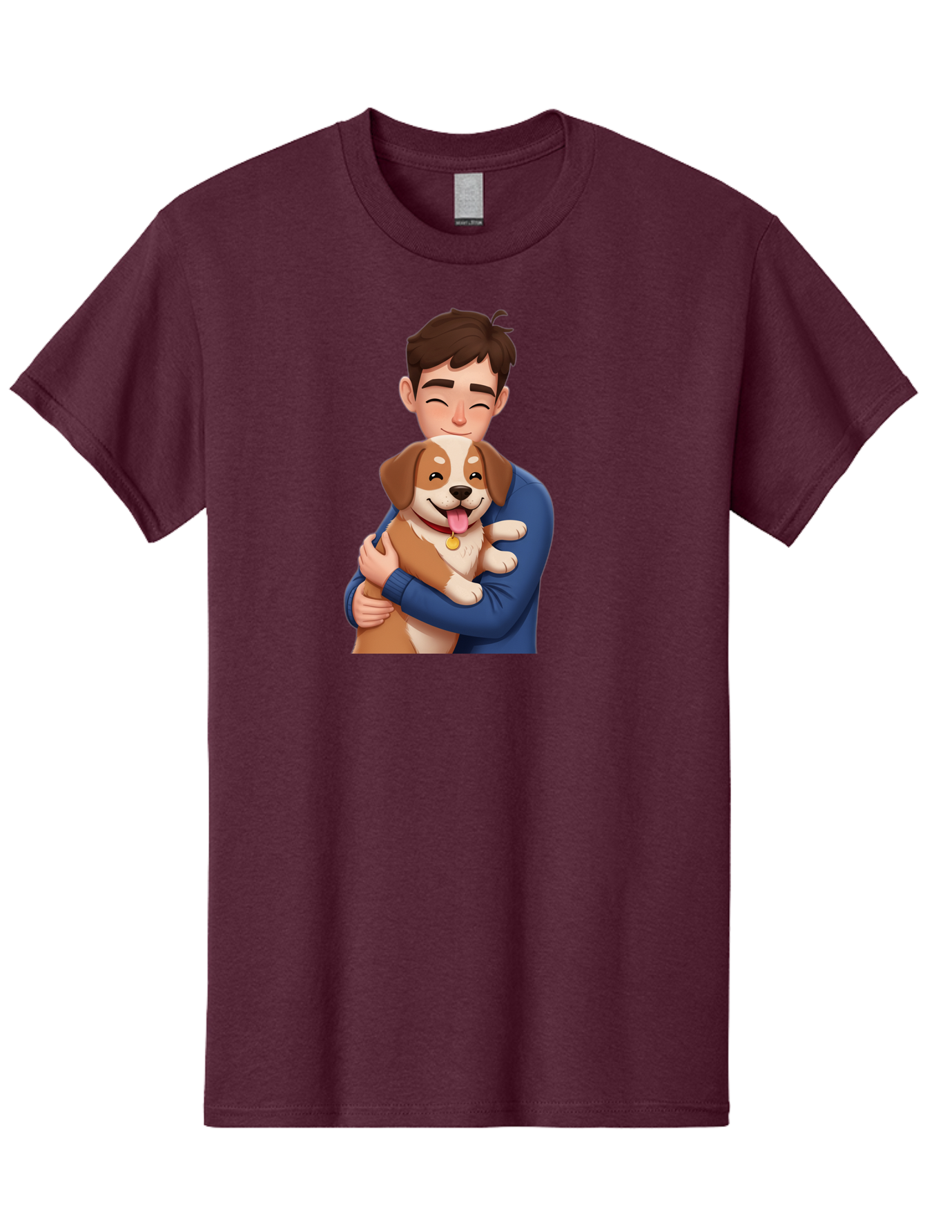 Man-Holding-Dog Men'S Graphic Tee, 100% Cotton, Comfortable Casual Summer Wear, Machine Washable, Vintage Camera, Old Camera, Antique Camera, Black Camera, Classic Photography, Photography Equipment, Nostalgic Device, Film Camera, Camera Art Bai110