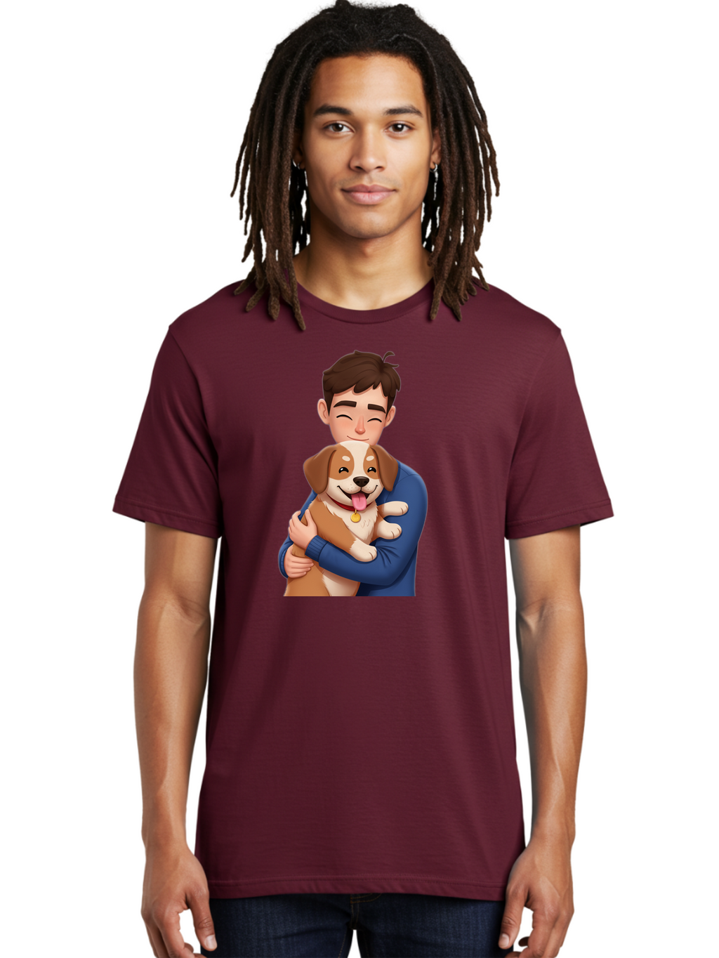Man-Holding-Dog Men'S Graphic Tee, 100% Cotton, Comfortable Casual Summer Wear, Machine Washable, Vintage Camera, Old Camera, Antique Camera, Black Camera, Classic Photography, Photography Equipment, Nostalgic Device, Film Camera, Camera Art Bai110