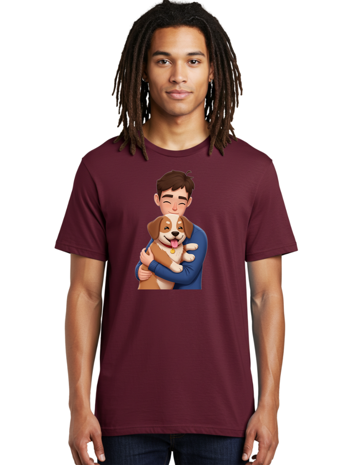 Man-Holding-Dog Men'S Graphic Tee, 100% Cotton, Comfortable Casual Summer Wear, Machine Washable, Vintage Camera, Old Camera, Antique Camera, Black Camera, Classic Photography, Photography Equipment, Nostalgic Device, Film Camera, Camera Art Bai110