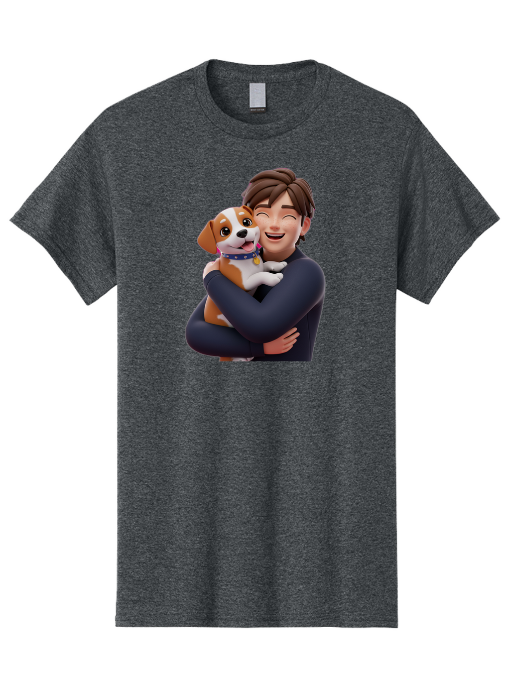 Man-Hugging-Dog Men'S Graphic Tee, 100% Cotton, Comfortable Casual Summer Wear, Machine Washable, Vintage Camera, Old Camera, Antique Camera, Black Camera, Classic Photography, Photography Equipment, Nostalgic Device, Film Camera, Camera Art Bai114