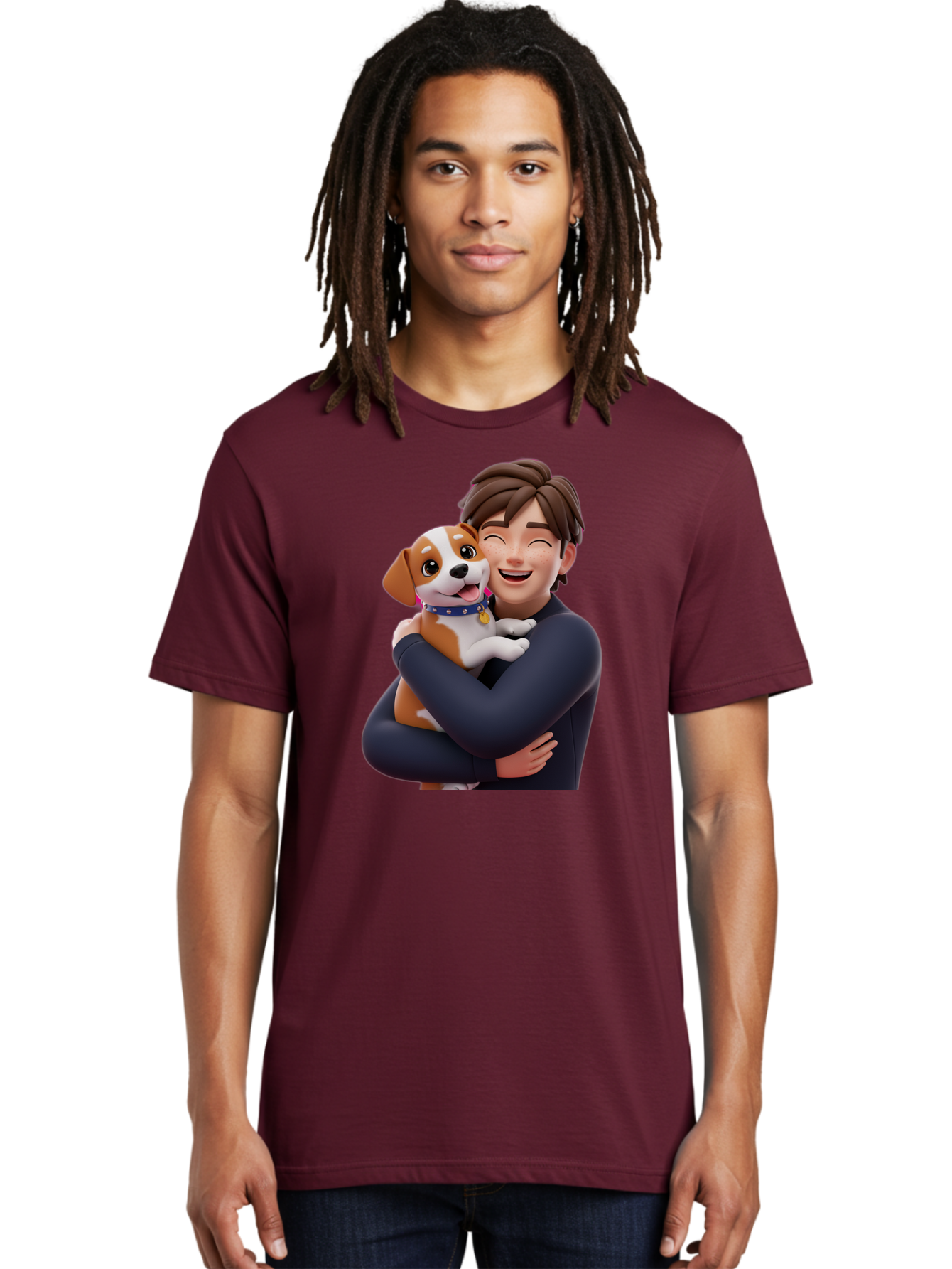 Man-Hugging-Dog Men'S Graphic Tee, 100% Cotton, Comfortable Casual Summer Wear, Machine Washable, Vintage Camera, Old Camera, Antique Camera, Black Camera, Classic Photography, Photography Equipment, Nostalgic Device, Film Camera, Camera Art Bai114