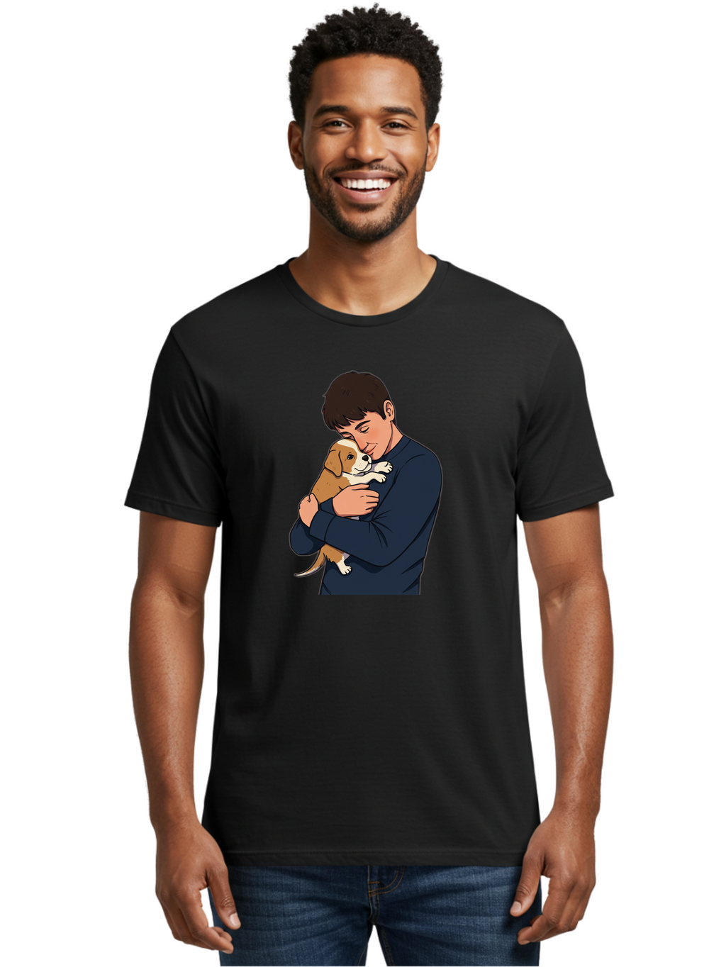 Man-With-Puppy Men'S Graphic Tee, 100% Cotton, Comfortable Casual Summer Wear, Machine Washable, Vintage Camera, Old Camera, Antique Camera, Black Camera, Classic Photography, Photography Equipment, Nostalgic Device, Film Camera, Camera Art Bai120