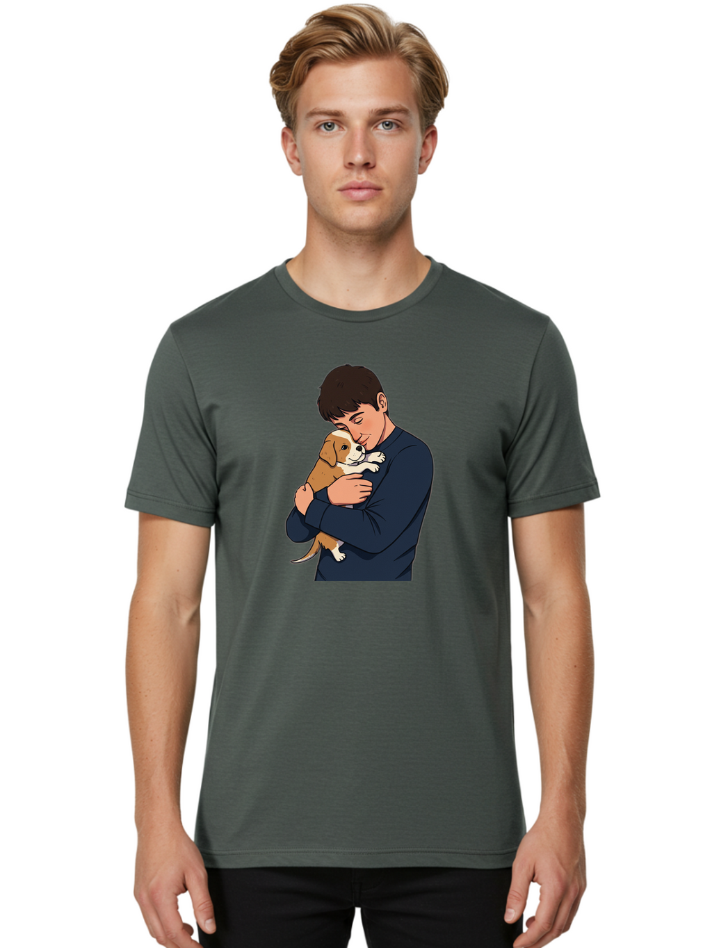 Man-With-Puppy Men'S Graphic Tee, 100% Cotton, Comfortable Casual Summer Wear, Machine Washable, Vintage Camera, Old Camera, Antique Camera, Black Camera, Classic Photography, Photography Equipment, Nostalgic Device, Film Camera, Camera Art Bai120