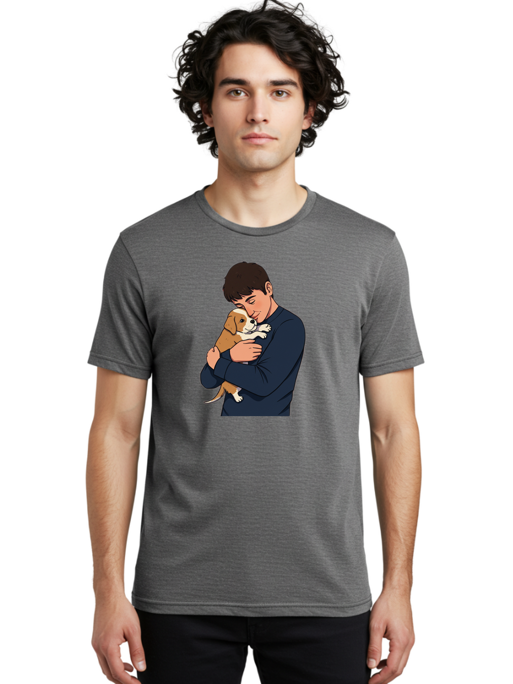 Man-With-Puppy Men'S Graphic Tee, 100% Cotton, Comfortable Casual Summer Wear, Machine Washable, Vintage Camera, Old Camera, Antique Camera, Black Camera, Classic Photography, Photography Equipment, Nostalgic Device, Film Camera, Camera Art Bai120
