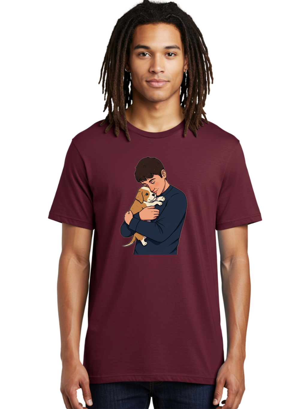 Man-With-Puppy Men'S Graphic Tee, 100% Cotton, Comfortable Casual Summer Wear, Machine Washable, Vintage Camera, Old Camera, Antique Camera, Black Camera, Classic Photography, Photography Equipment, Nostalgic Device, Film Camera, Camera Art Bai120