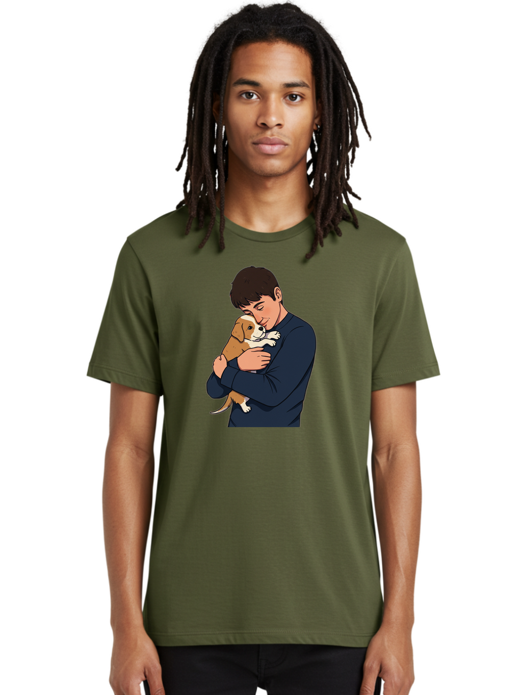 Man-With-Puppy Men'S Graphic Tee, 100% Cotton, Comfortable Casual Summer Wear, Machine Washable, Vintage Camera, Old Camera, Antique Camera, Black Camera, Classic Photography, Photography Equipment, Nostalgic Device, Film Camera, Camera Art Bai120