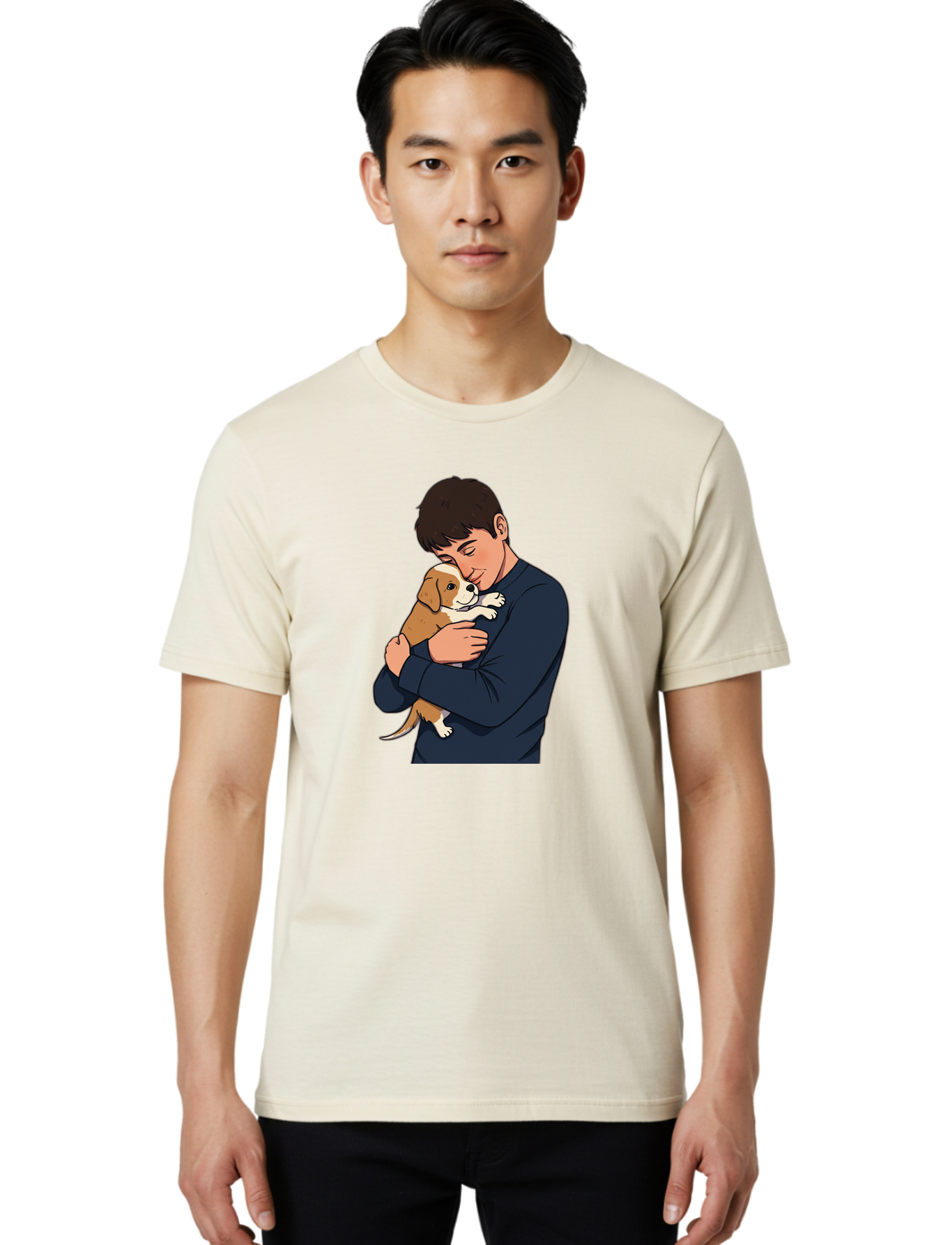 Man-With-Puppy Men'S Graphic Tee, 100% Cotton, Comfortable Casual Summer Wear, Machine Washable, Vintage Camera, Old Camera, Antique Camera, Black Camera, Classic Photography, Photography Equipment, Nostalgic Device, Film Camera, Camera Art Bai120