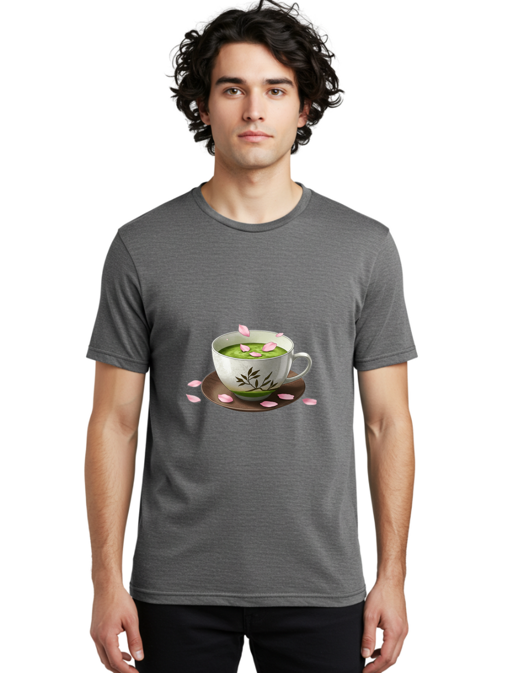 Matcha-Tea-Cup Men'S Graphic Tee, 100% Cotton, Comfortable Casual Summer Wear, Machine Washable, Vintage Camera, Old Camera, Antique Camera, Black Camera, Classic Photography, Photography Equipment, Nostalgic Device, Film Camera, Camera Art Bai123