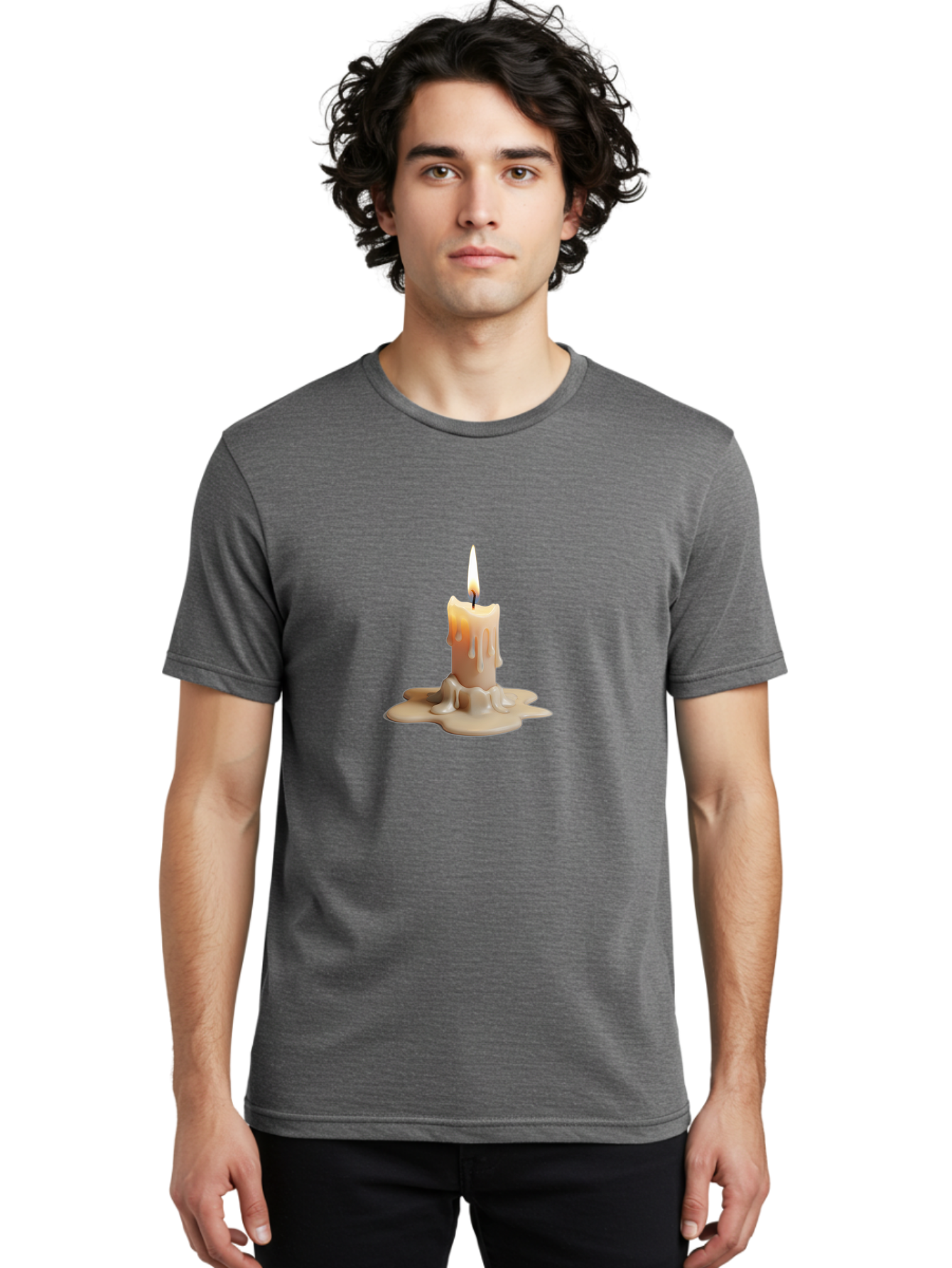 Melted-Candle Men'S Graphic Tee, 100% Cotton, Comfortable Casual Summer Wear, Machine Washable, Vintage Camera, Old Camera, Antique Camera, Black Camera, Classic Photography, Photography Equipment, Nostalgic Device, Film Camera, Camera Art Bai125