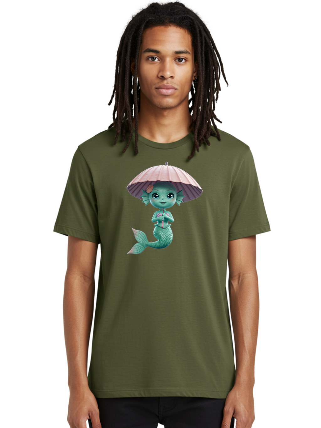 Mermaid-With-Parasol Men'S Graphic Tee, 100% Cotton, Comfortable Casual Summer Wear, Machine Washable, Vintage Camera, Old Camera, Antique Camera, Black Camera, Classic Photography, Photography Equipment, Nostalgic Device, Film Camera, Bai130