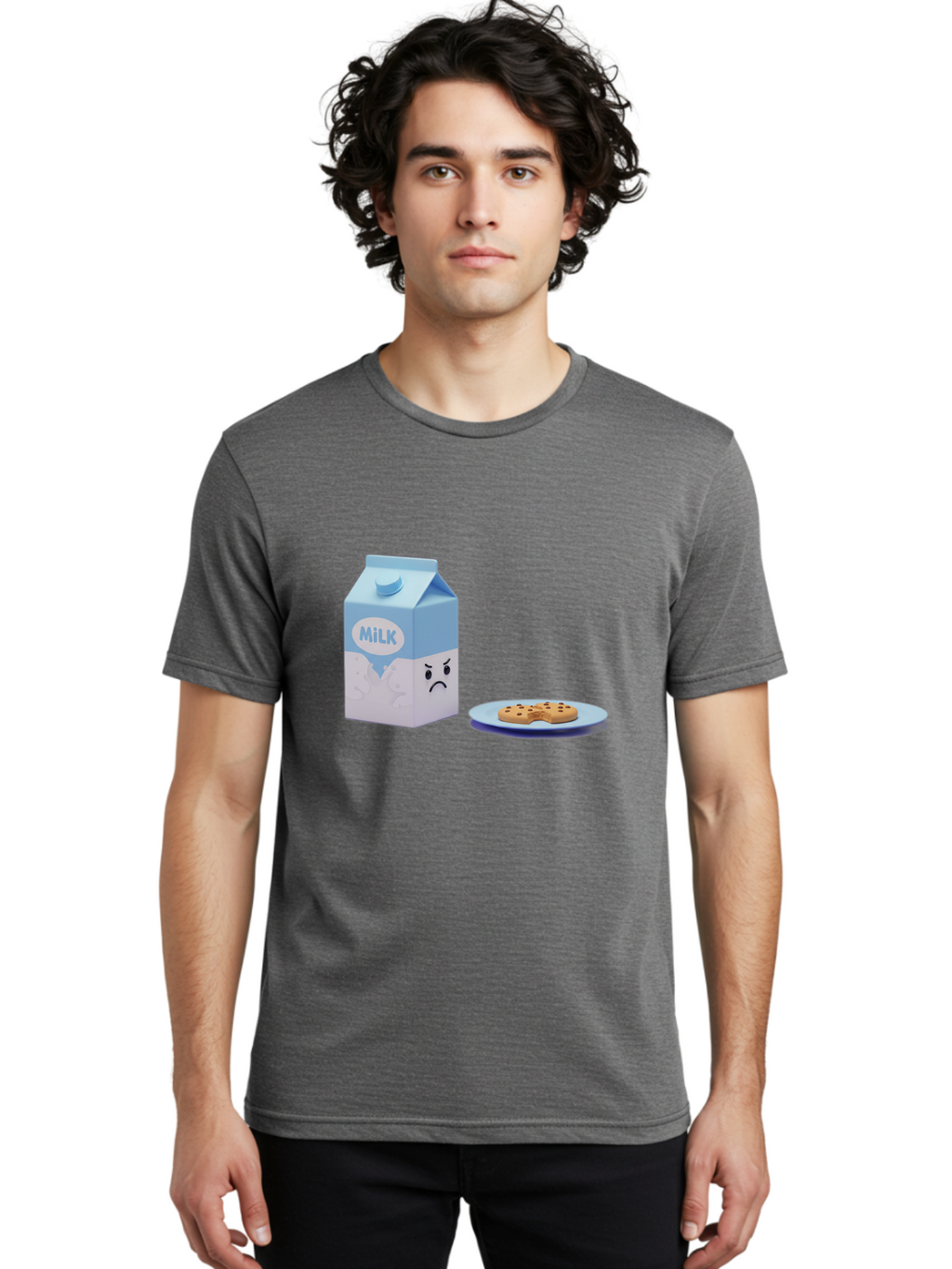 Milk-1 Men'S Graphic Tee, 100% Cotton, Comfortable Casual Summer Wear, Machine Washable, Vintage Camera, Old Camera, Antique Camera, Black Camera, Classic Photography, Photography Equipment, Nostalgic Device, Film Camera, Camera Art Bai132