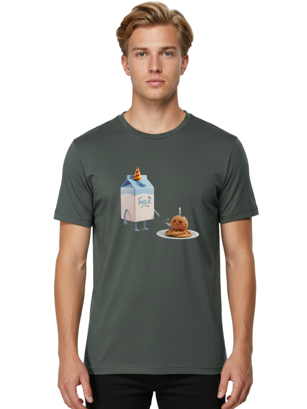Milk-10 Men'S Graphic Tee, 100% Cotton, Comfortable Casual Summer Wear, Machine Washable, Vintage Camera, Old Camera, Antique Camera, Black Camera, Classic Photography, Photography Equipment, Nostalgic Device, Film Camera, Camera Art Bai133