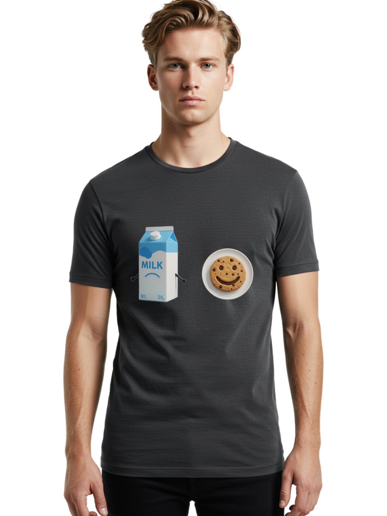 Milk-11 Men'S Graphic Tee, 100% Cotton, Comfortable Casual Summer Wear, Machine Washable, Vintage Camera, Old Camera, Antique Camera, Black Camera, Classic Photography, Photography Equipment, Nostalgic Device, Film Camera, Camera Art Bai134