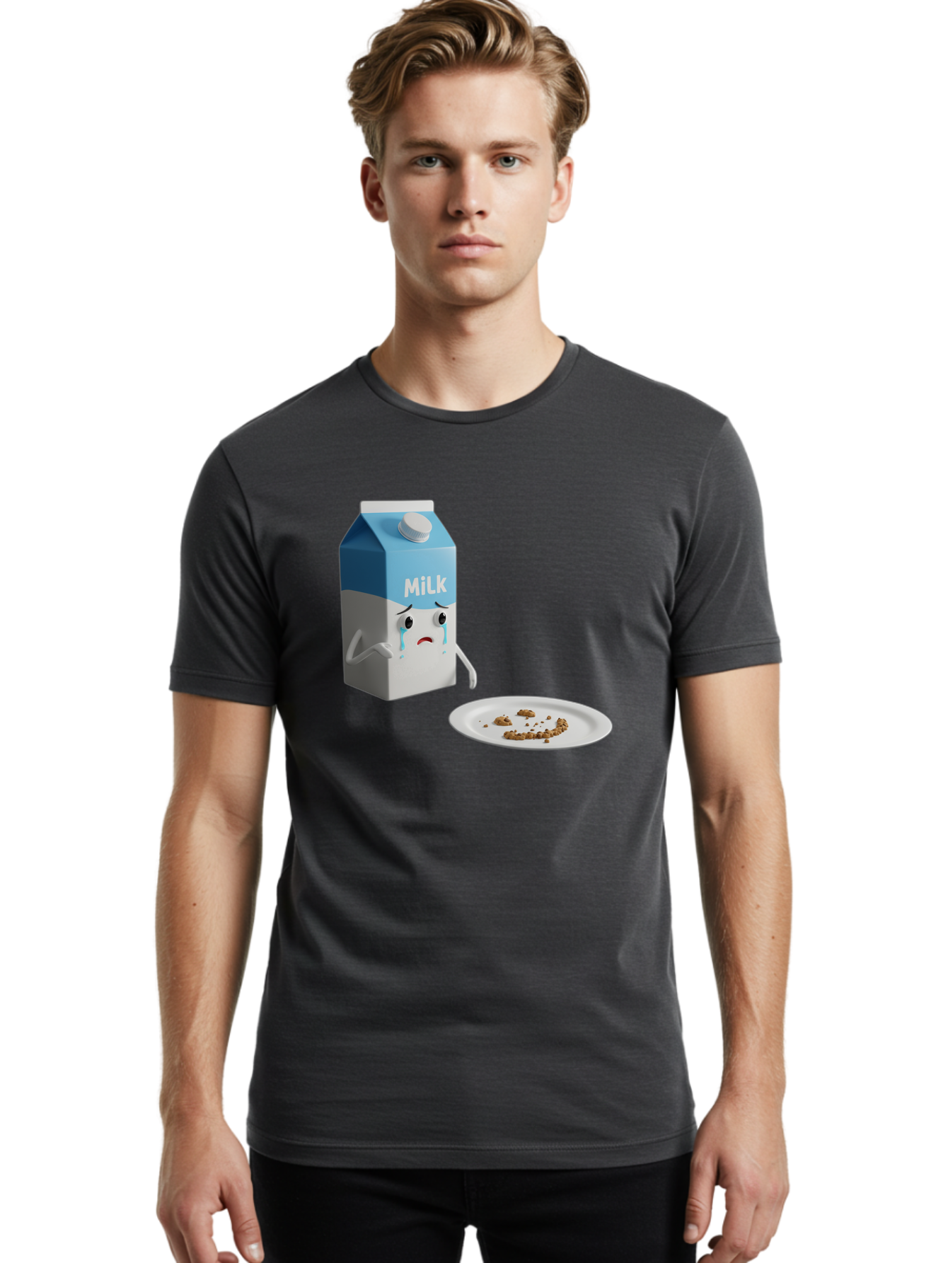 Milk-12 Men'S Graphic Tee, 100% Cotton, Comfortable Casual Summer Wear, Machine Washable, Vintage Camera, Old Camera, Antique Camera, Black Camera, Classic Photography, Photography Equipment, Nostalgic Device, Film Camera, Camera Art Bai135
