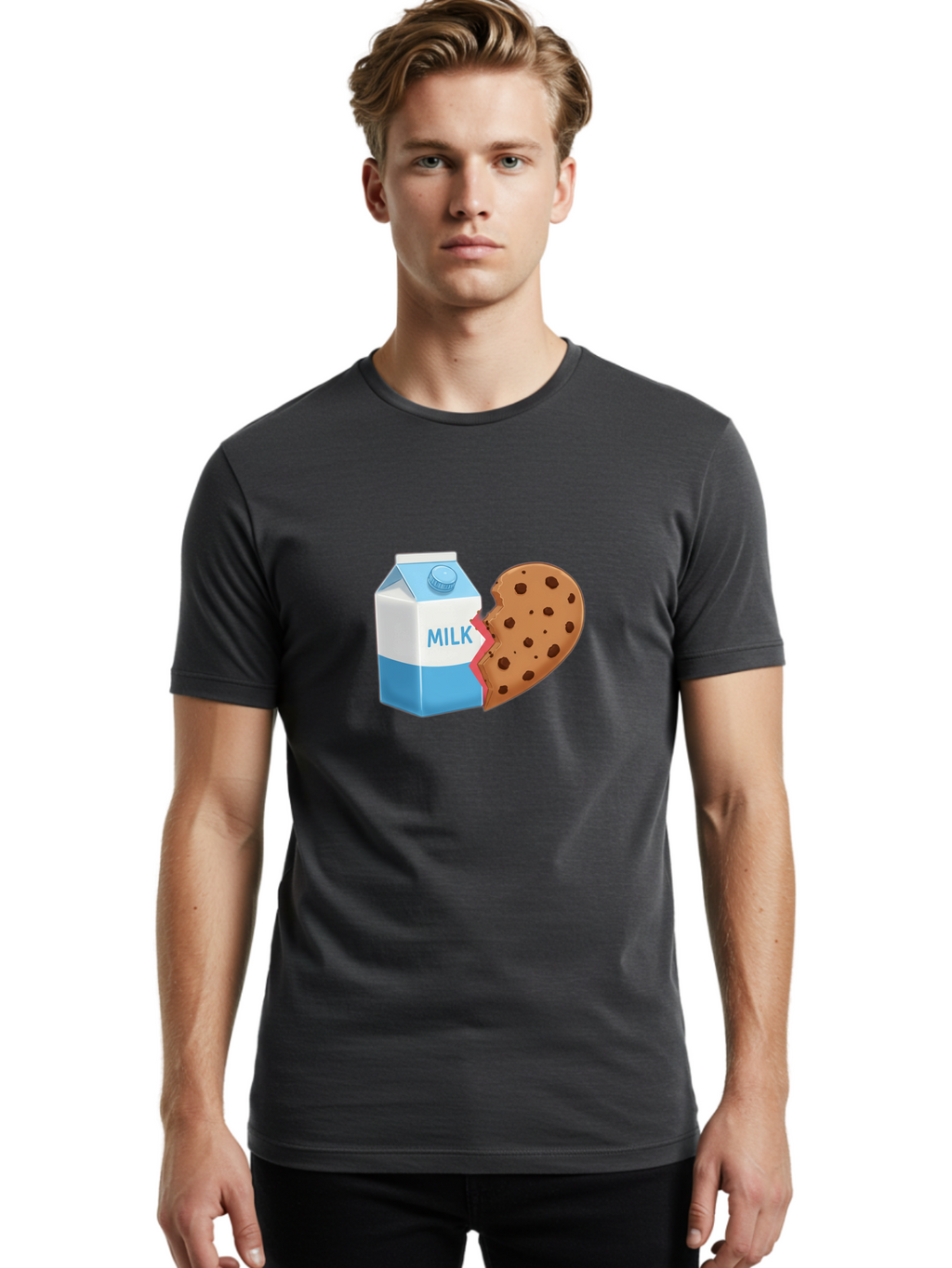 Milk-2 Men'S Graphic Tee, 100% Cotton, Comfortable Casual Summer Wear, Machine Washable, Vintage Camera, Old Camera, Antique Camera, Black Camera, Classic Photography, Photography Equipment, Nostalgic Device, Film Camera, Camera Art Bai136