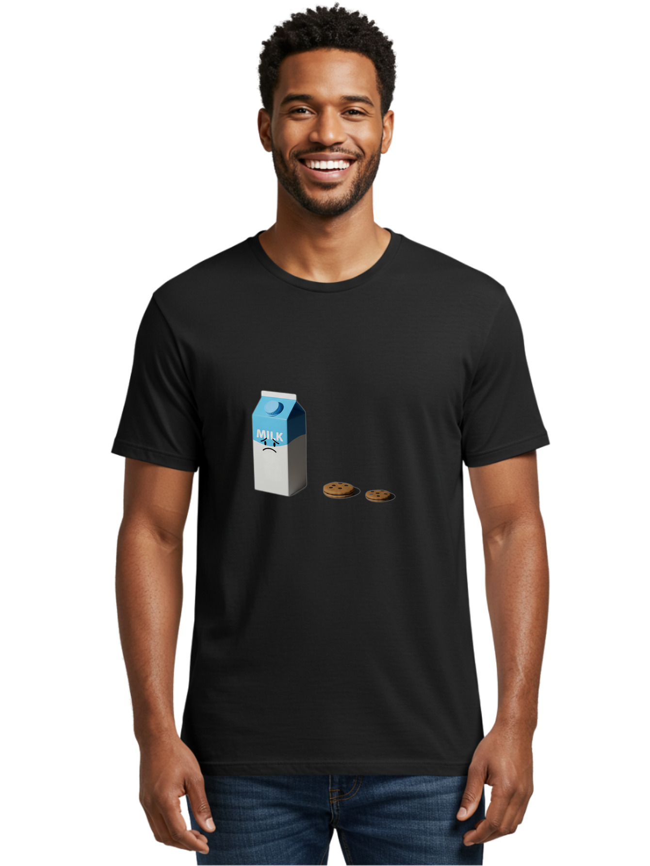 Milk-3 Men'S Graphic Tee, 100% Cotton, Comfortable Casual Summer Wear, Machine Washable, Vintage Camera, Old Camera, Antique Camera, Black Camera, Classic Photography, Photography Equipment, Nostalgic Device, Film Camera, Camera Art Bai137