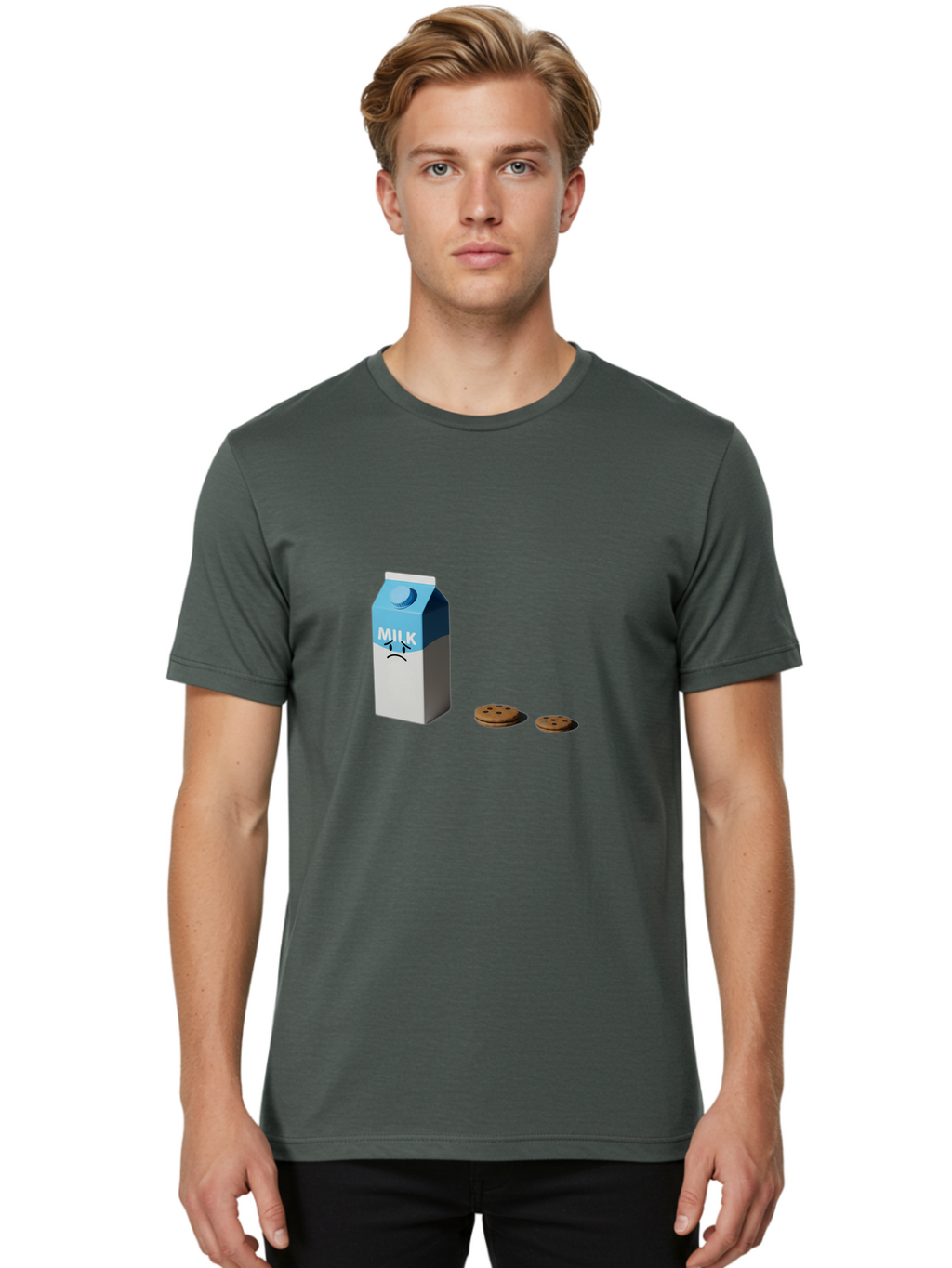 Milk-3 Men'S Graphic Tee, 100% Cotton, Comfortable Casual Summer Wear, Machine Washable, Vintage Camera, Old Camera, Antique Camera, Black Camera, Classic Photography, Photography Equipment, Nostalgic Device, Film Camera, Camera Art Bai137