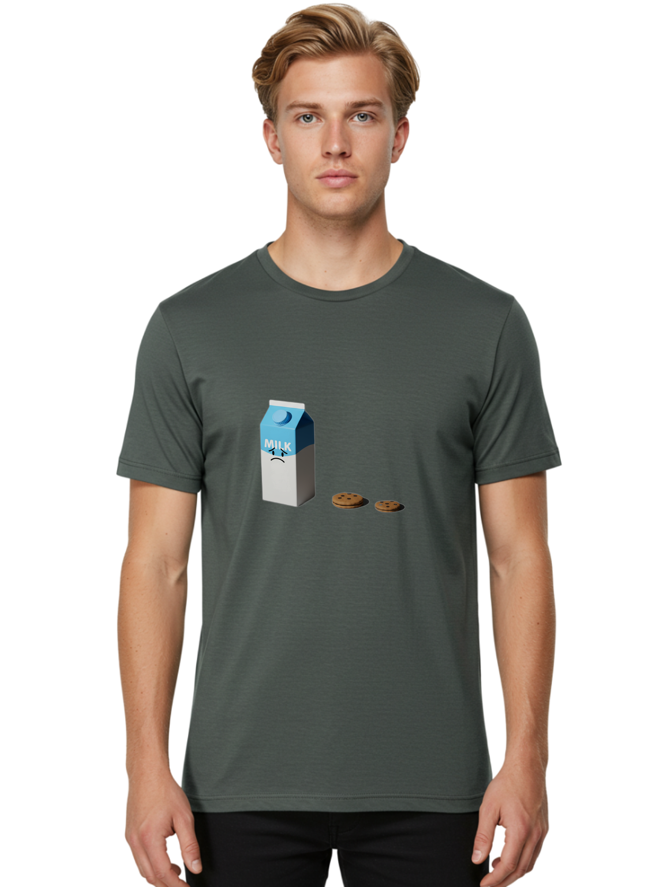 Milk-3 Men'S Graphic Tee, 100% Cotton, Comfortable Casual Summer Wear, Machine Washable, Vintage Camera, Old Camera, Antique Camera, Black Camera, Classic Photography, Photography Equipment, Nostalgic Device, Film Camera, Camera Art Bai137