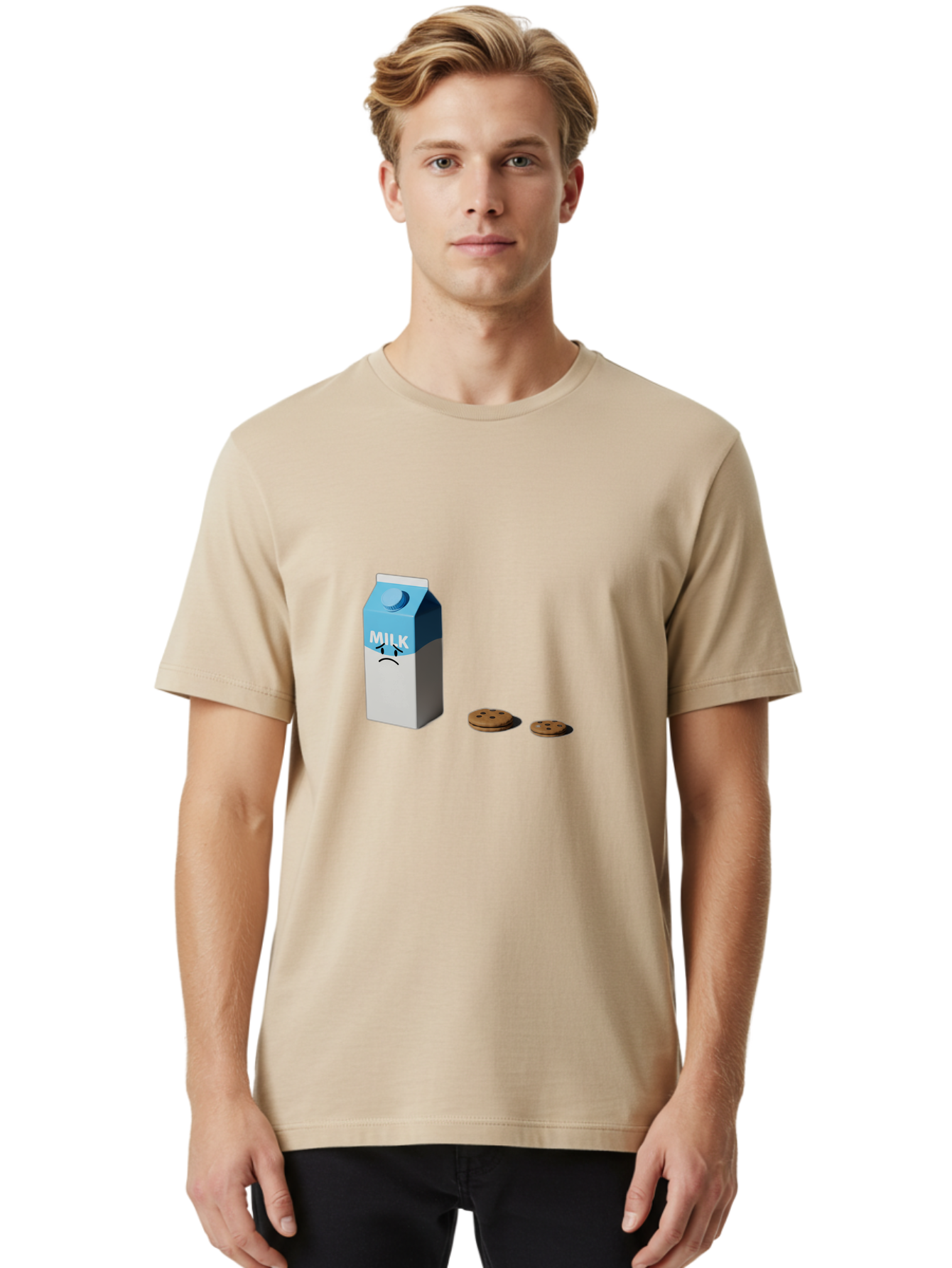 Milk-3 Men'S Graphic Tee, 100% Cotton, Comfortable Casual Summer Wear, Machine Washable, Vintage Camera, Old Camera, Antique Camera, Black Camera, Classic Photography, Photography Equipment, Nostalgic Device, Film Camera, Camera Art Bai137