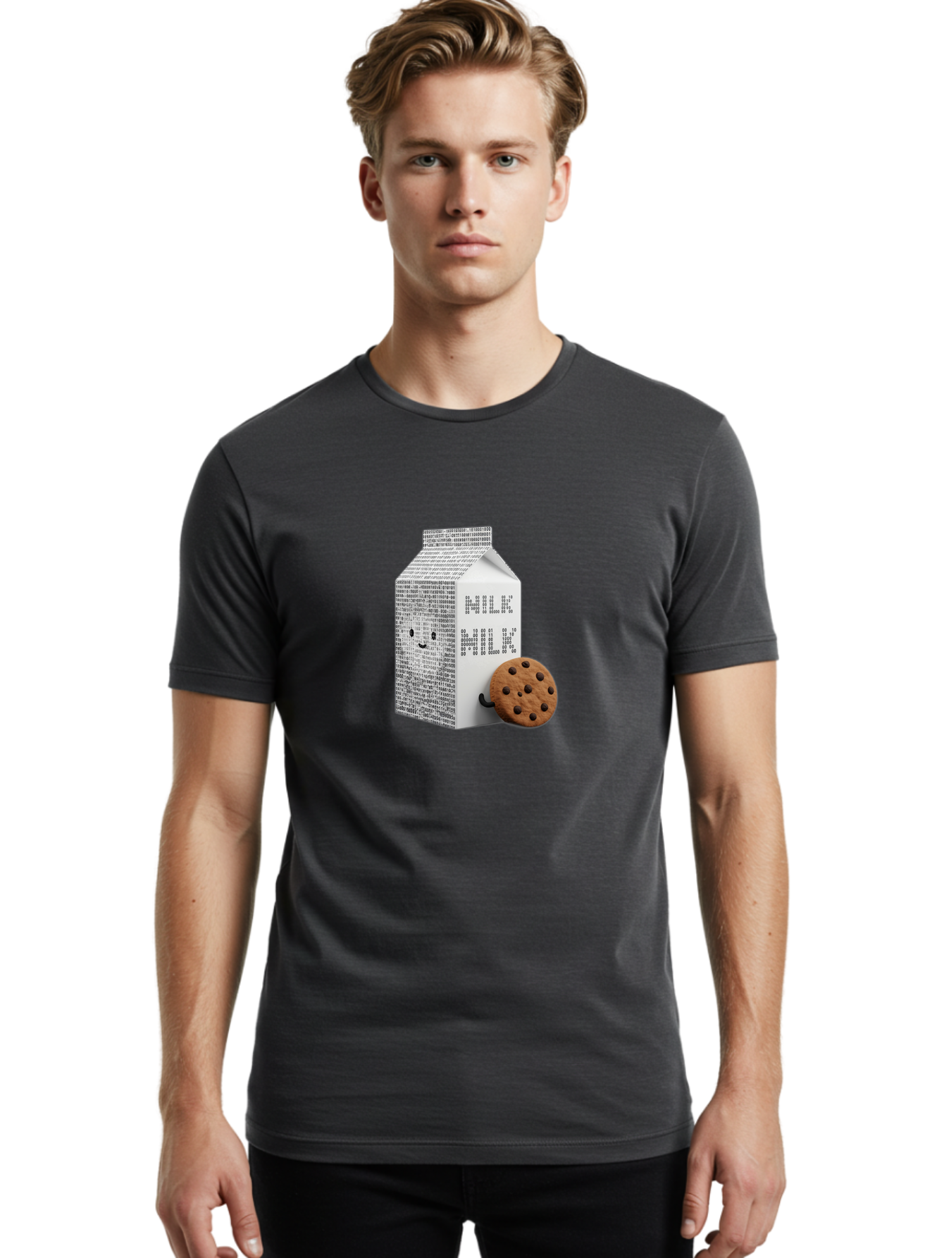 Milk-4 Men'S Graphic Tee, 100% Cotton, Comfortable Casual Summer Wear, Machine Washable, Vintage Camera, Old Camera, Antique Camera, Black Camera, Classic Photography, Photography Equipment, Nostalgic Device, Film Camera, Camera Art Bai138