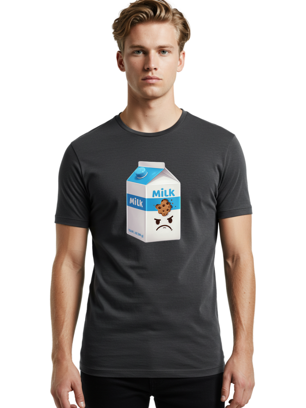 Milk-5 Men'S Graphic Tee, 100% Cotton, Comfortable Casual Summer Wear, Machine Washable, Vintage Camera, Old Camera, Antique Camera, Black Camera, Classic Photography, Photography Equipment, Nostalgic Device, Film Camera, Camera Art Bai139