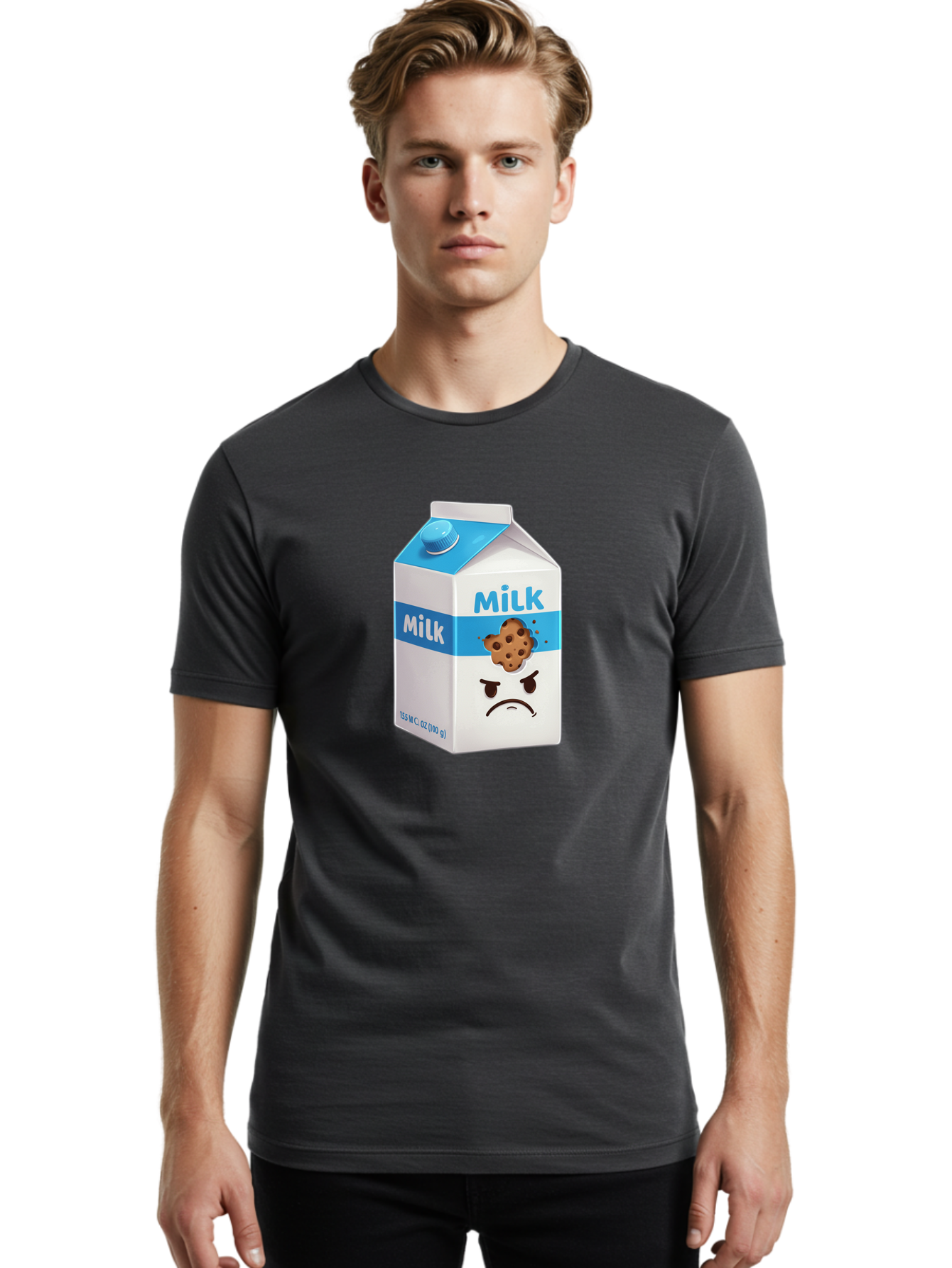 Milk-5 Men'S Graphic Tee, 100% Cotton, Comfortable Casual Summer Wear, Machine Washable, Vintage Camera, Old Camera, Antique Camera, Black Camera, Classic Photography, Photography Equipment, Nostalgic Device, Film Camera, Camera Art Bai139