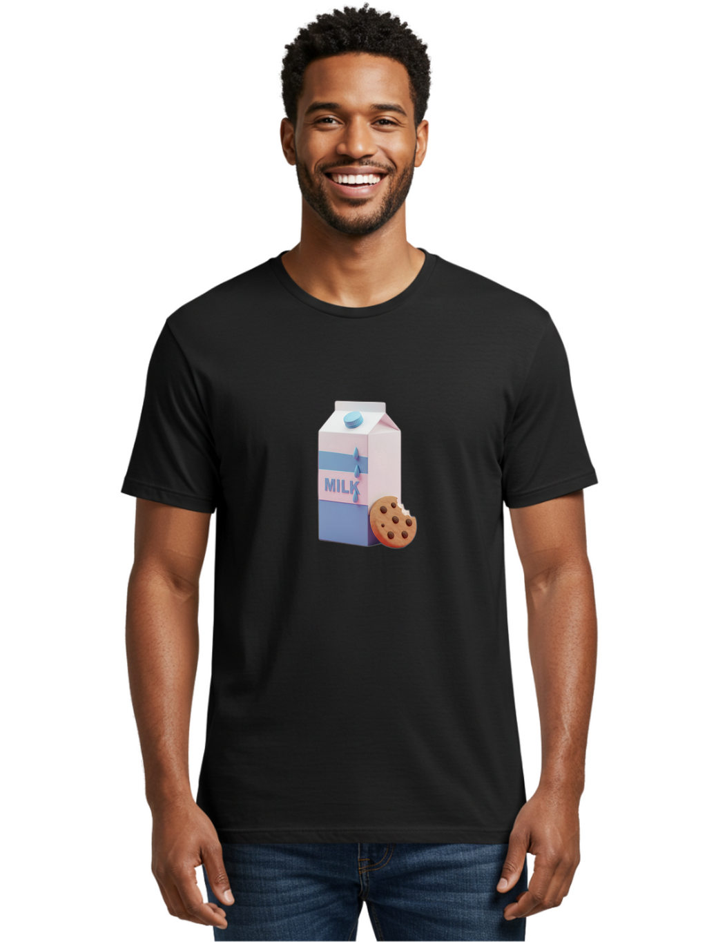 Milk-6 Men'S Graphic Tee, 100% Cotton, Comfortable Casual Summer Wear, Machine Washable, Vintage Camera, Old Camera, Antique Camera, Black Camera, Classic Photography, Photography Equipment, Nostalgic Device, Film Camera, Camera Art Bai140