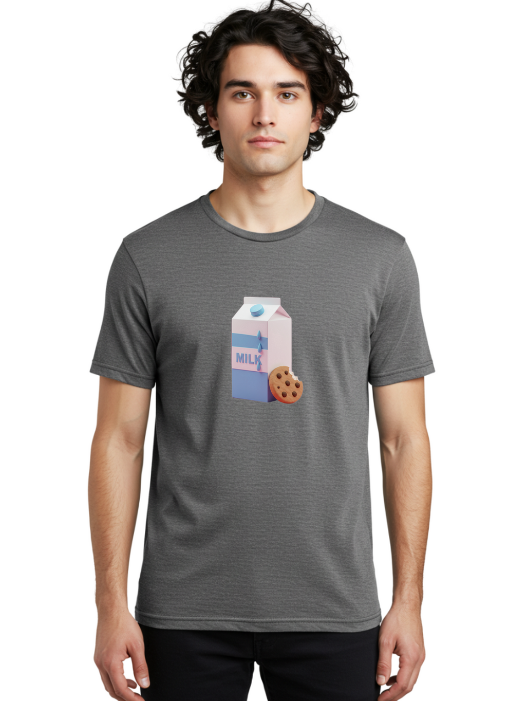 Milk-6 Men'S Graphic Tee, 100% Cotton, Comfortable Casual Summer Wear, Machine Washable, Vintage Camera, Old Camera, Antique Camera, Black Camera, Classic Photography, Photography Equipment, Nostalgic Device, Film Camera, Camera Art Bai140