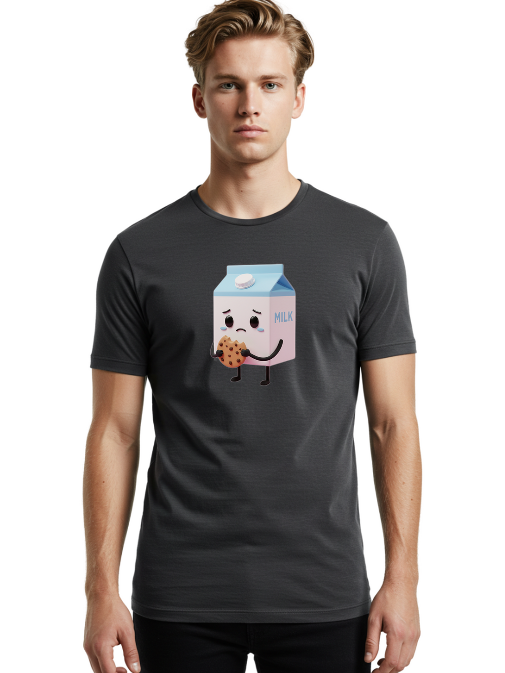 Milk-7 Men'S Graphic Tee, 100% Cotton, Comfortable Casual Summer Wear, Machine Washable, Vintage Camera, Old Camera, Antique Camera, Black Camera, Classic Photography, Photography Equipment, Nostalgic Device, Film Camera, Camera Art Bai141