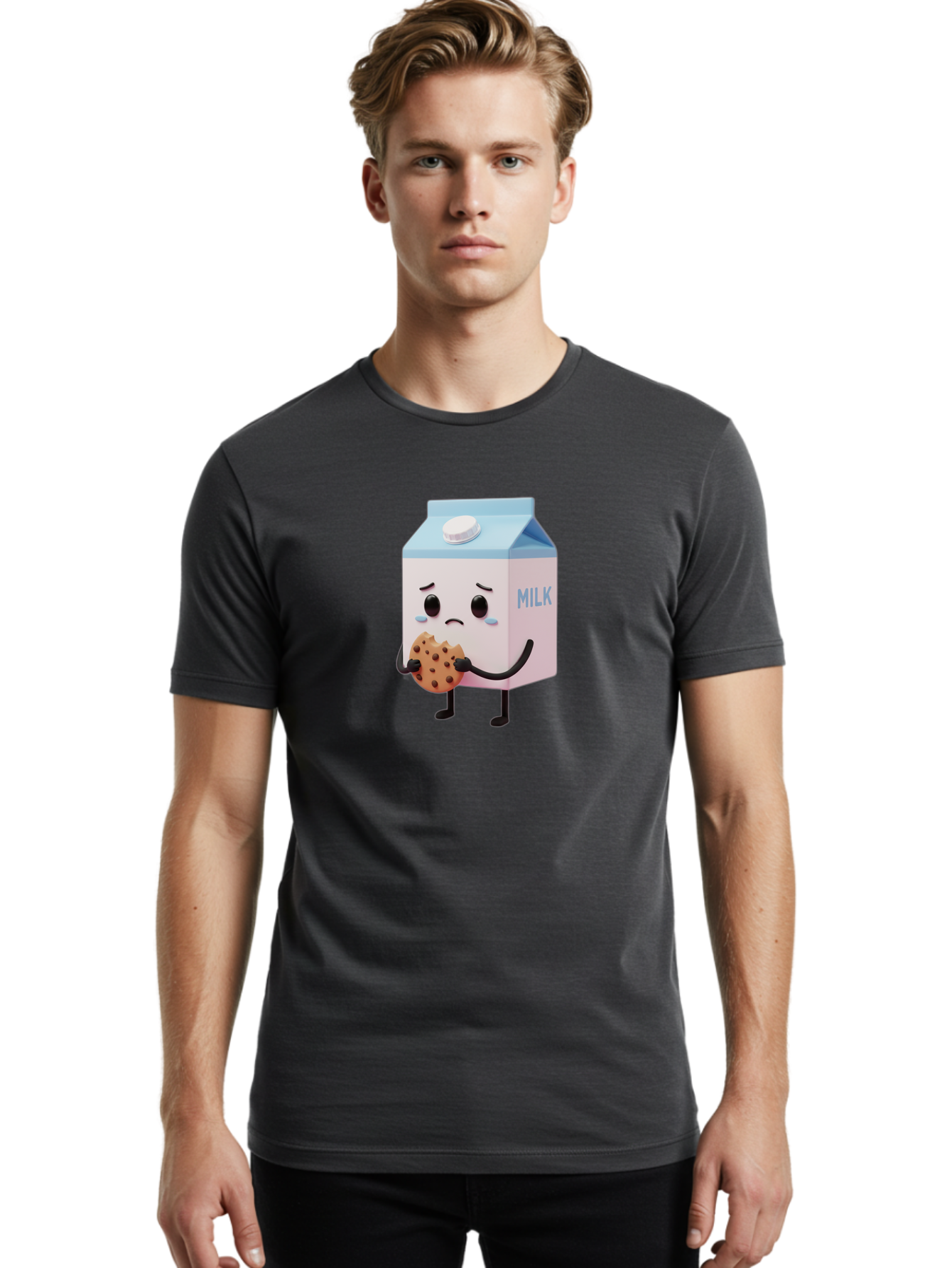 Milk-7 Men'S Graphic Tee, 100% Cotton, Comfortable Casual Summer Wear, Machine Washable, Vintage Camera, Old Camera, Antique Camera, Black Camera, Classic Photography, Photography Equipment, Nostalgic Device, Film Camera, Camera Art Bai141