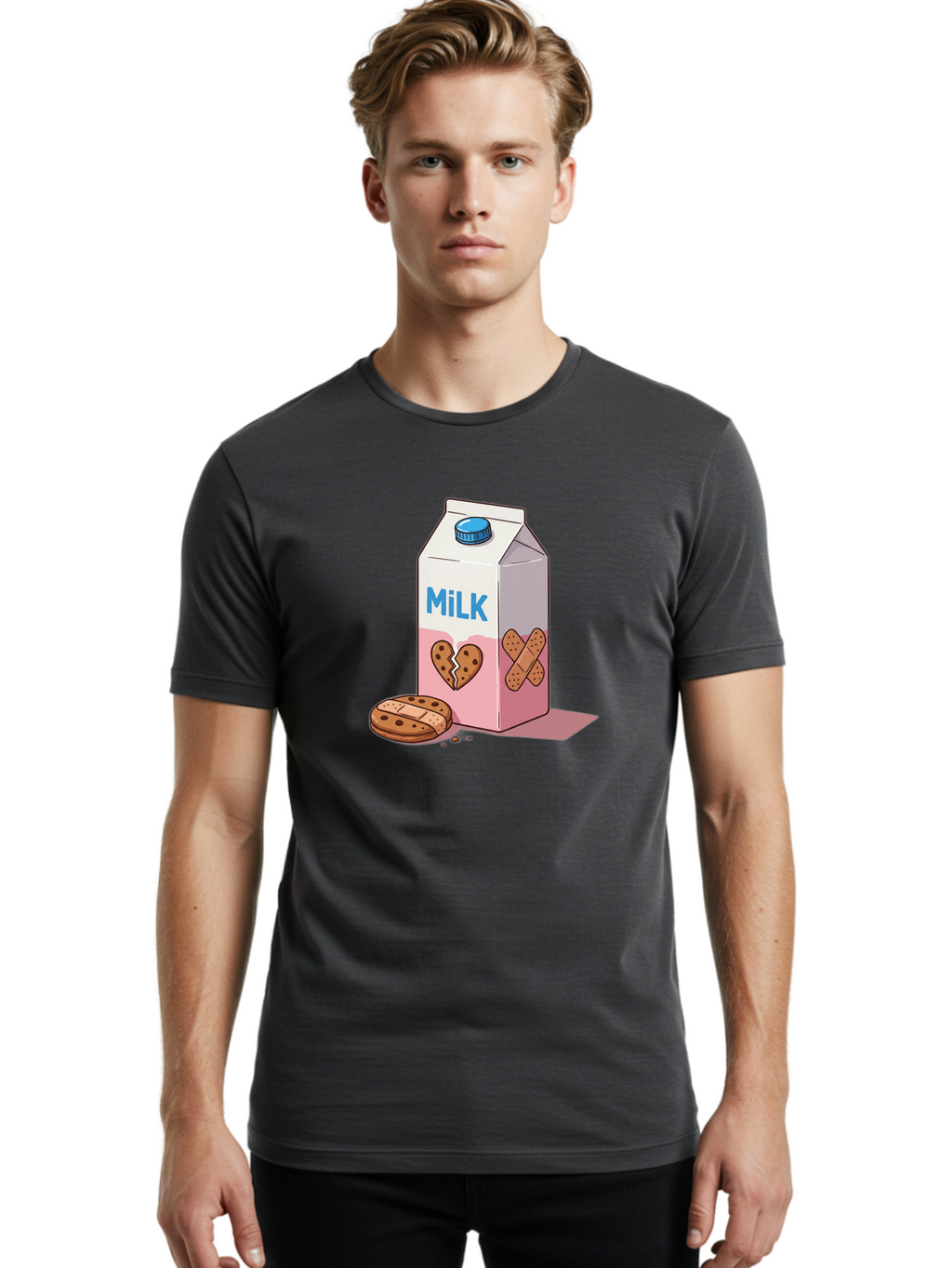 Milk-8 Men'S Graphic Tee, 100% Cotton, Comfortable Casual Summer Wear, Machine Washable, Vintage Camera, Old Camera, Antique Camera, Black Camera, Classic Photography, Photography Equipment, Nostalgic Device, Film Camera, Camera Art Bai142