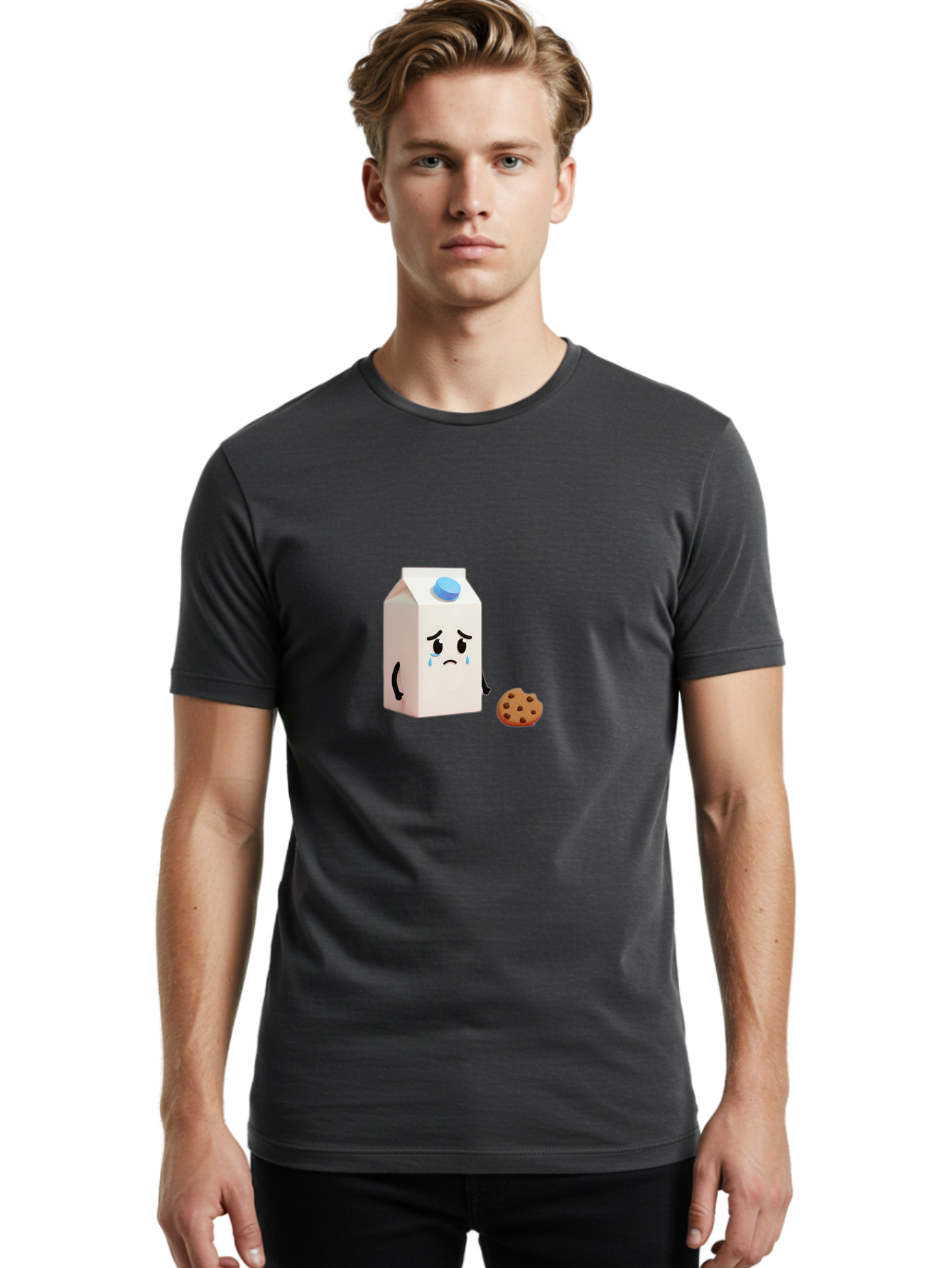 Milk-Box-And-Cookie Men'S Graphic Tee, 100% Cotton, Comfortable Casual Summer Wear, Machine Washable, Vintage Camera, Old Camera, Antique Camera, Black Camera, Classic Photography, Photography Equipment, Nostalgic Device, Film Camera, Bai146