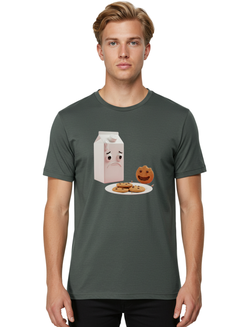 Milk-Carton-1 Men'S Graphic Tee, 100% Cotton, Comfortable Casual Summer Wear, Machine Washable, Vintage Camera, Old Camera, Antique Camera, Black Camera, Classic Photography, Photography Equipment, Nostalgic Device, Film Camera, Camera Art Bai147